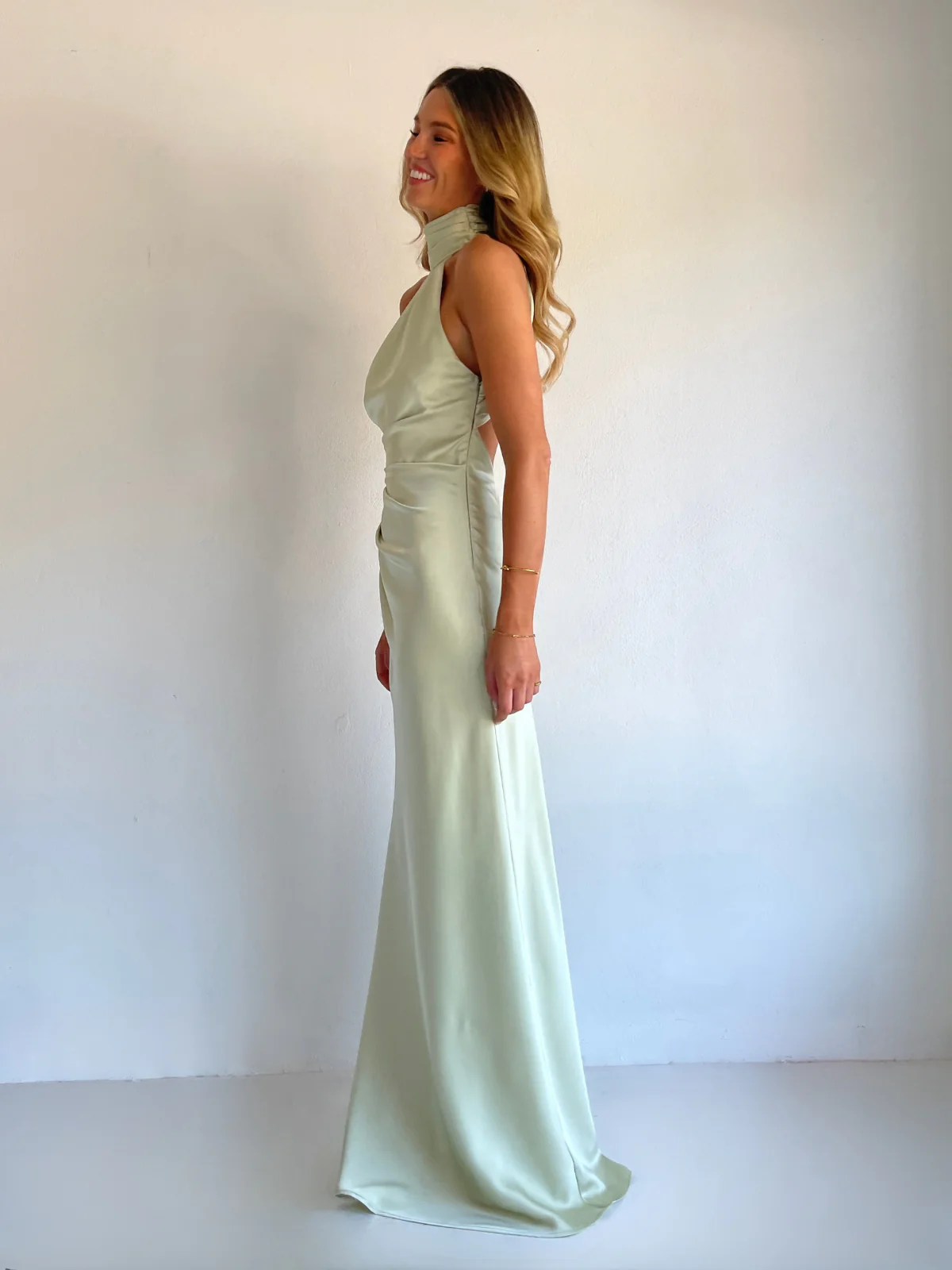 Arley Athena Maxi Dress in Light Sage - Image 12