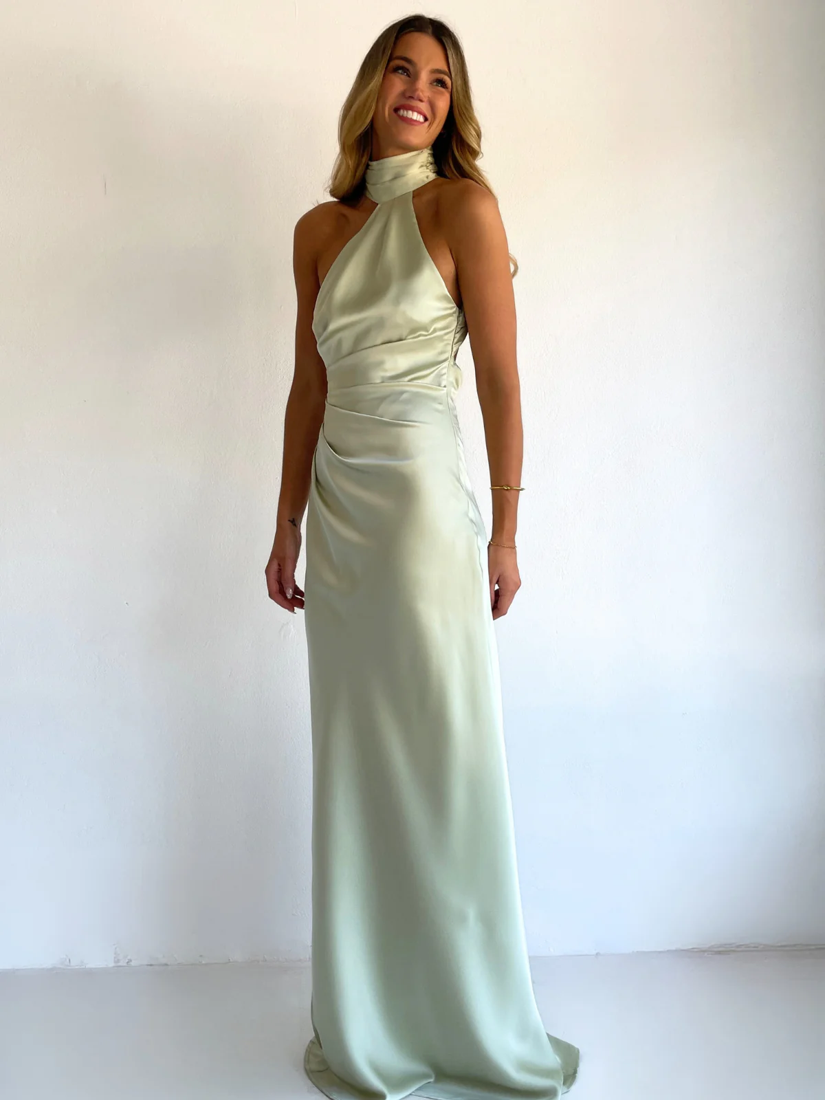 Arley Athena Maxi Dress in Light Sage - Image 5
