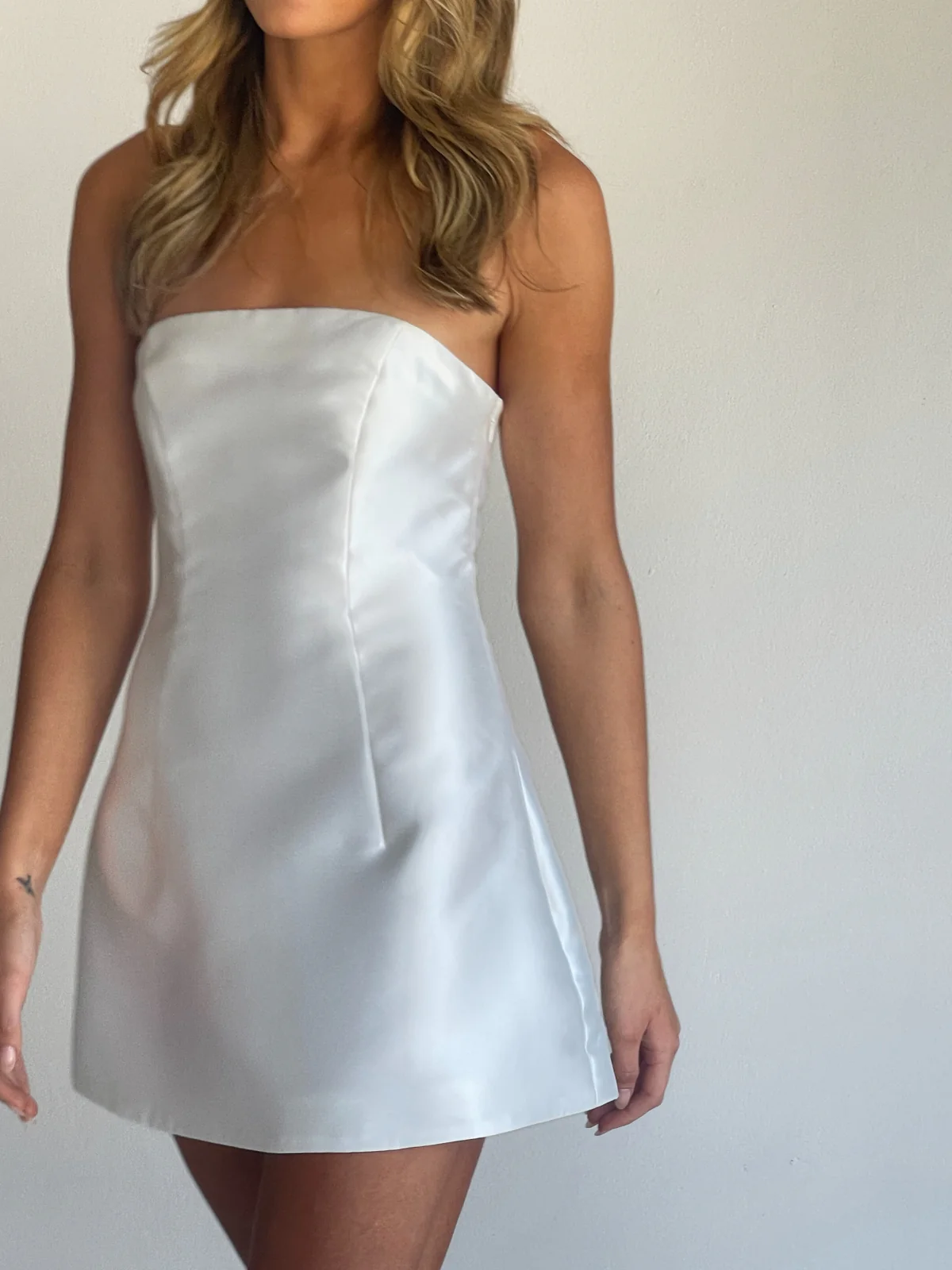 Arley Celeste Mini Dress in Ivory - Image 6