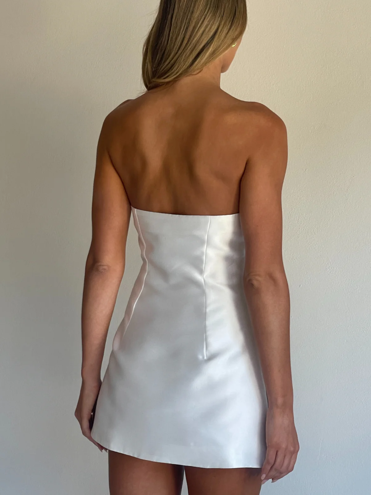 Arley Celeste Mini Dress in Ivory - Image 9