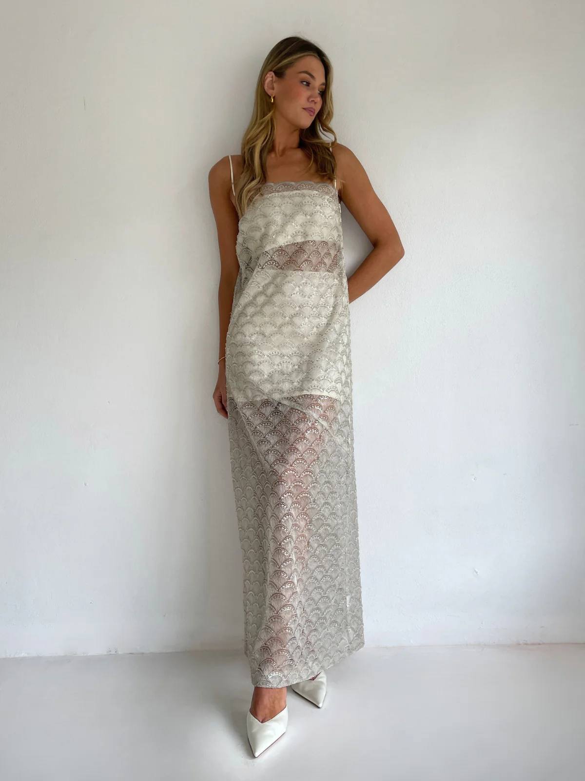Arley Everly Maxi Dress in Champagne - Image 13