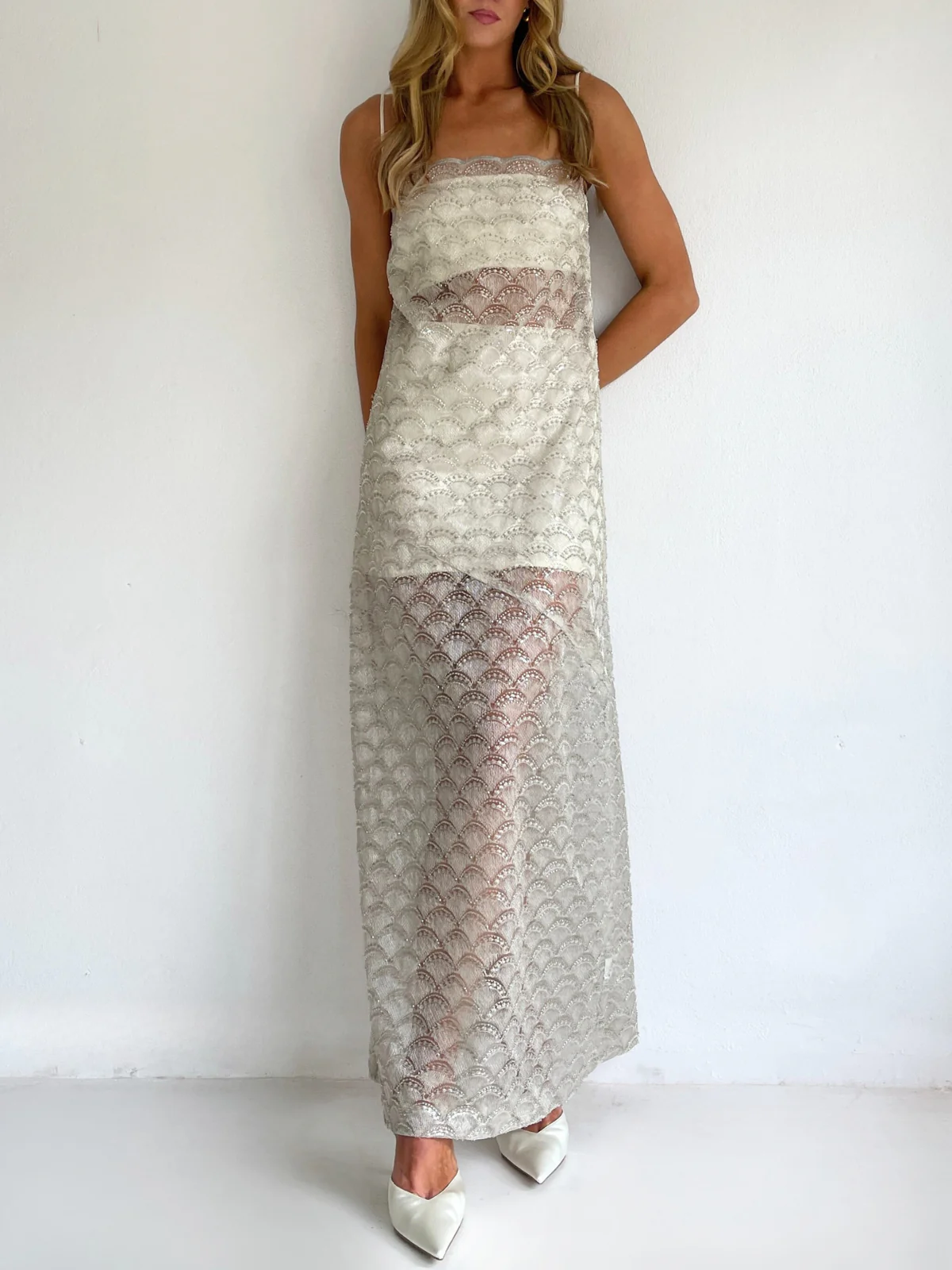 Arley Everly Maxi Dress in Champagne - Image 15