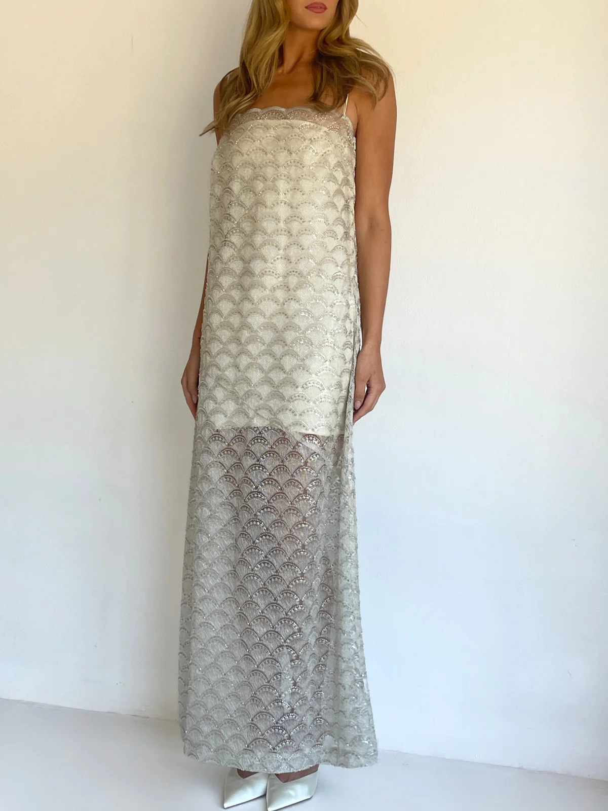 Arley Everly Maxi Dress in Champagne - Image 5