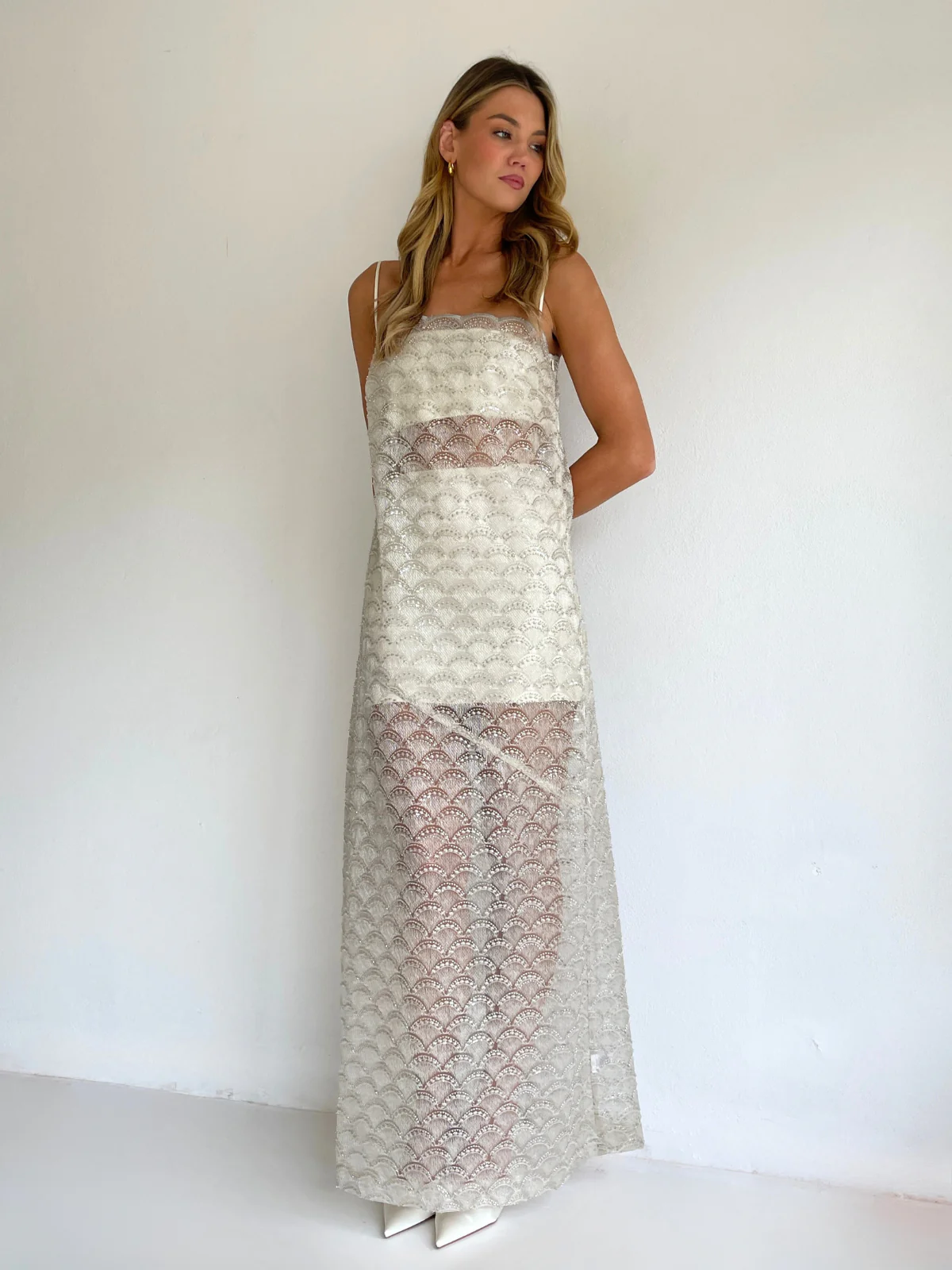 Arley Everly Maxi Dress in Champagne - Image 7