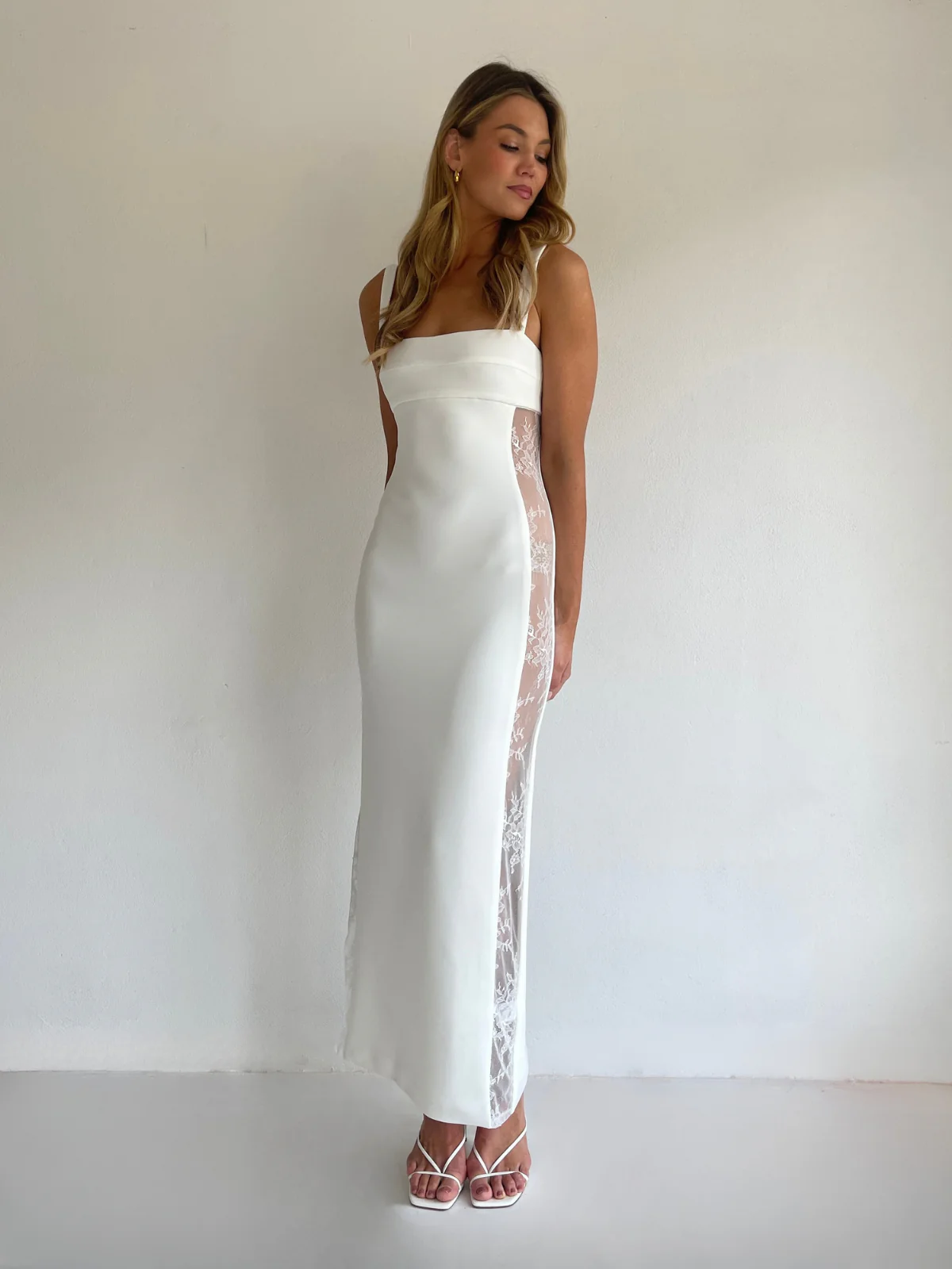 Arley Harper Midi Dress in Ivory - Image 8
