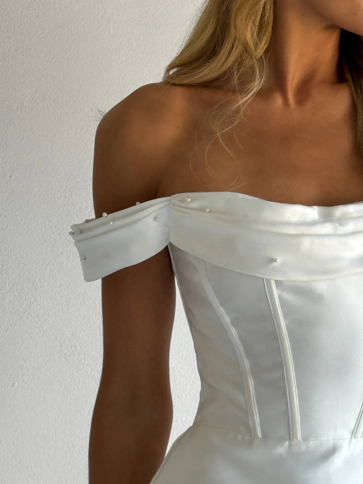 Arley Juliette Mini Dress in Ivory - Image 2