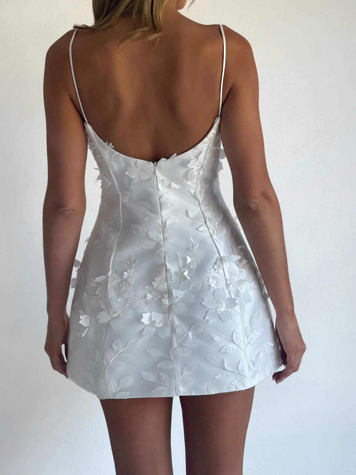 Arley Lola Mini Dress in Ivory - Image 3