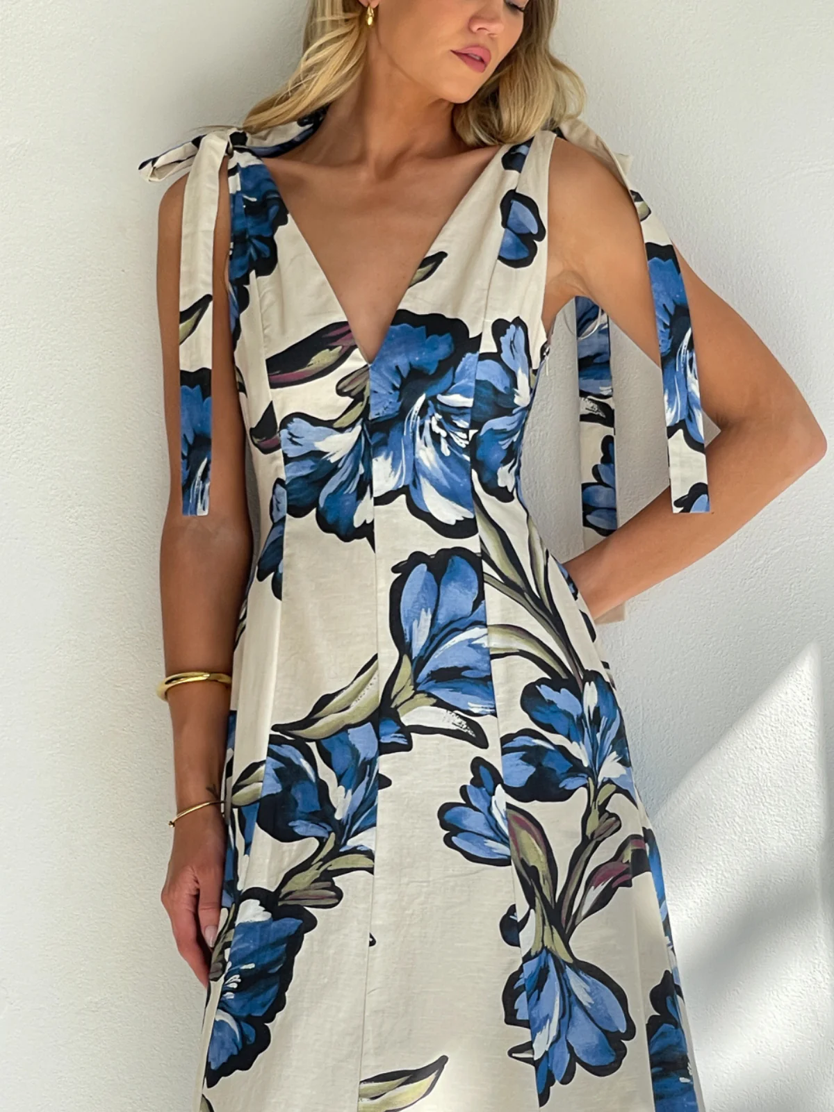 By Nicola Adeline Maxi Dress in Waikiki Floral - Image 10