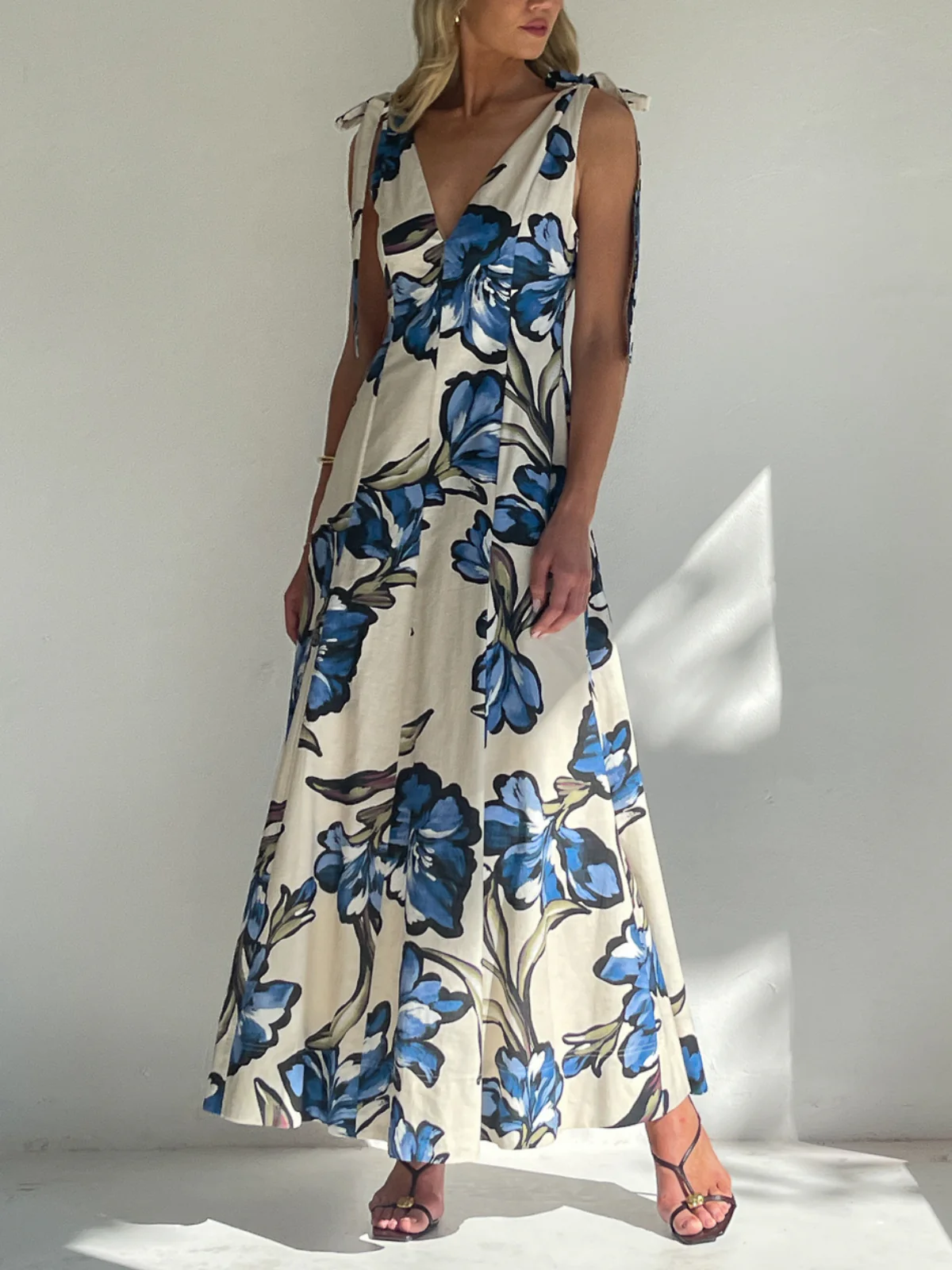 By Nicola Adeline Maxi Dress in Waikiki Floral - Image 15