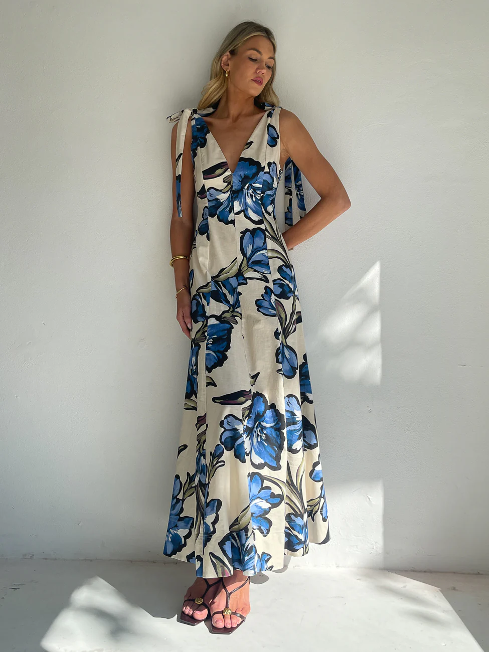 By Nicola Adeline Maxi Dress in Waikiki Floral - Image 6