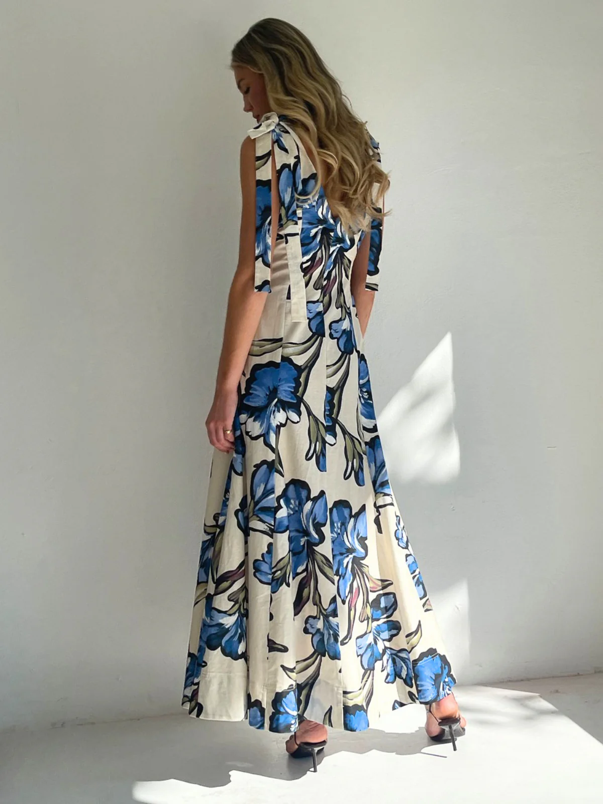 By Nicola Adeline Maxi Dress in Waikiki Floral - Image 9
