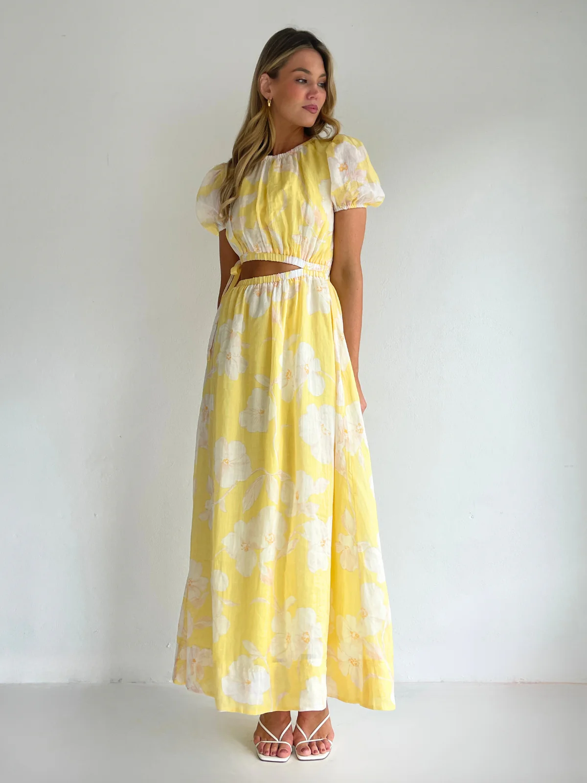 By Nicola Amarilla Maxi Dress in Amarilla Flor - Image 3