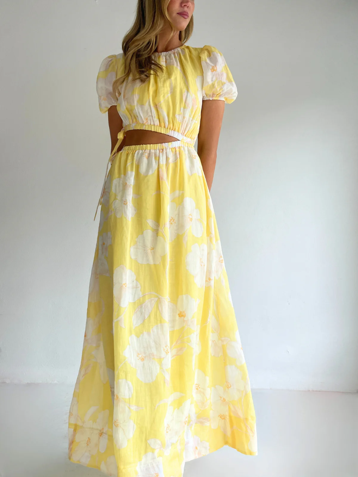 By Nicola Amarilla Maxi Dress in Amarilla Flor - Image 4