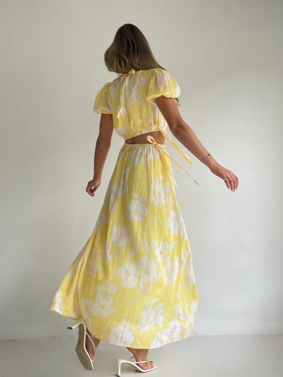 By Nicola Amarilla Maxi Dress in Amarilla Flor - Image 6