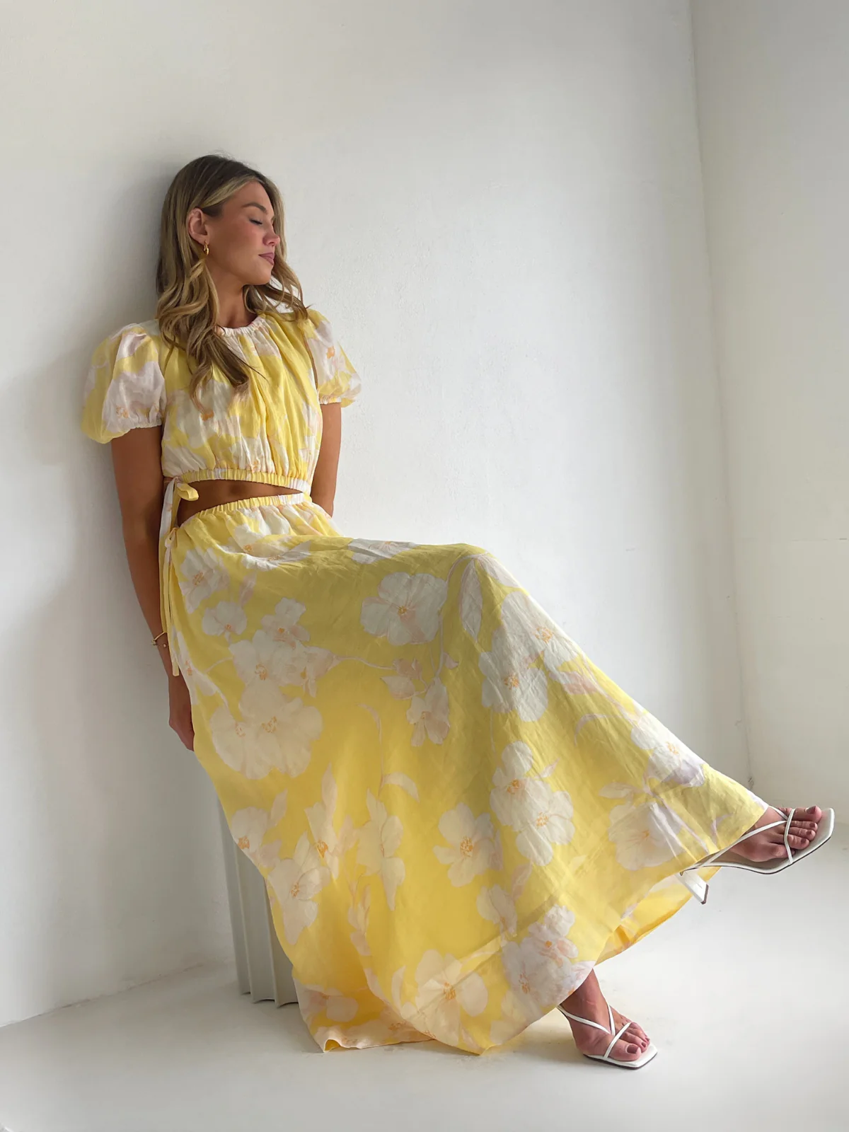 By Nicola Amarilla Maxi Dress in Amarilla Flor - Image 7
