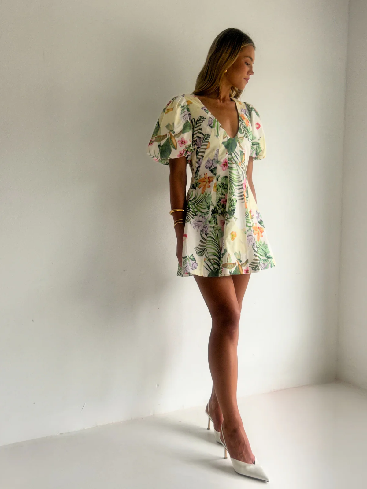 By Nicola Anna Mini Dress in Fleur Tropicale - Image 9