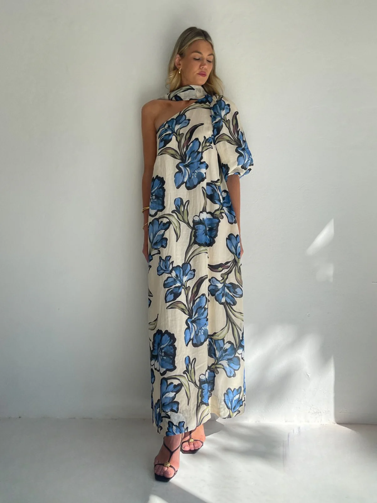 By Nicola Astrid Maxi Dress in Waikiki Floral - Image 13