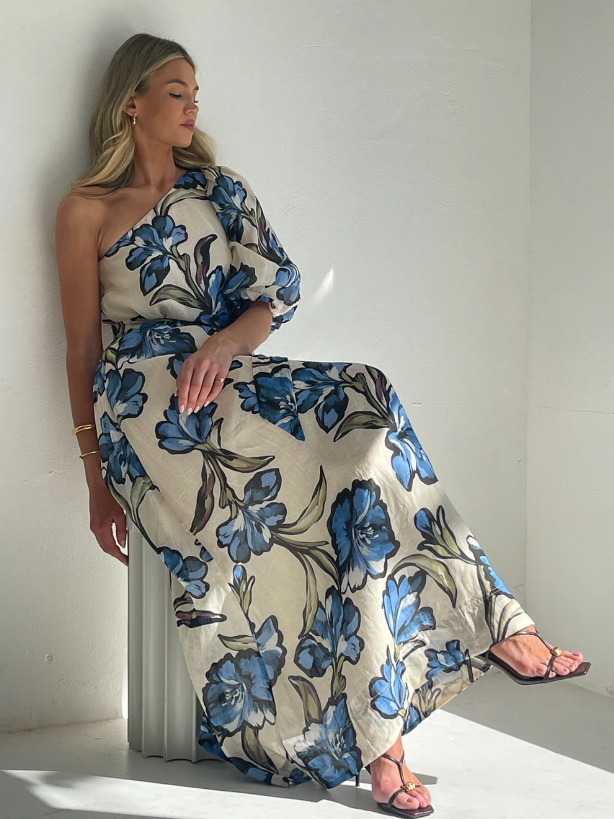 By Nicola Astrid Maxi Dress in Waikiki Floral - Image 14