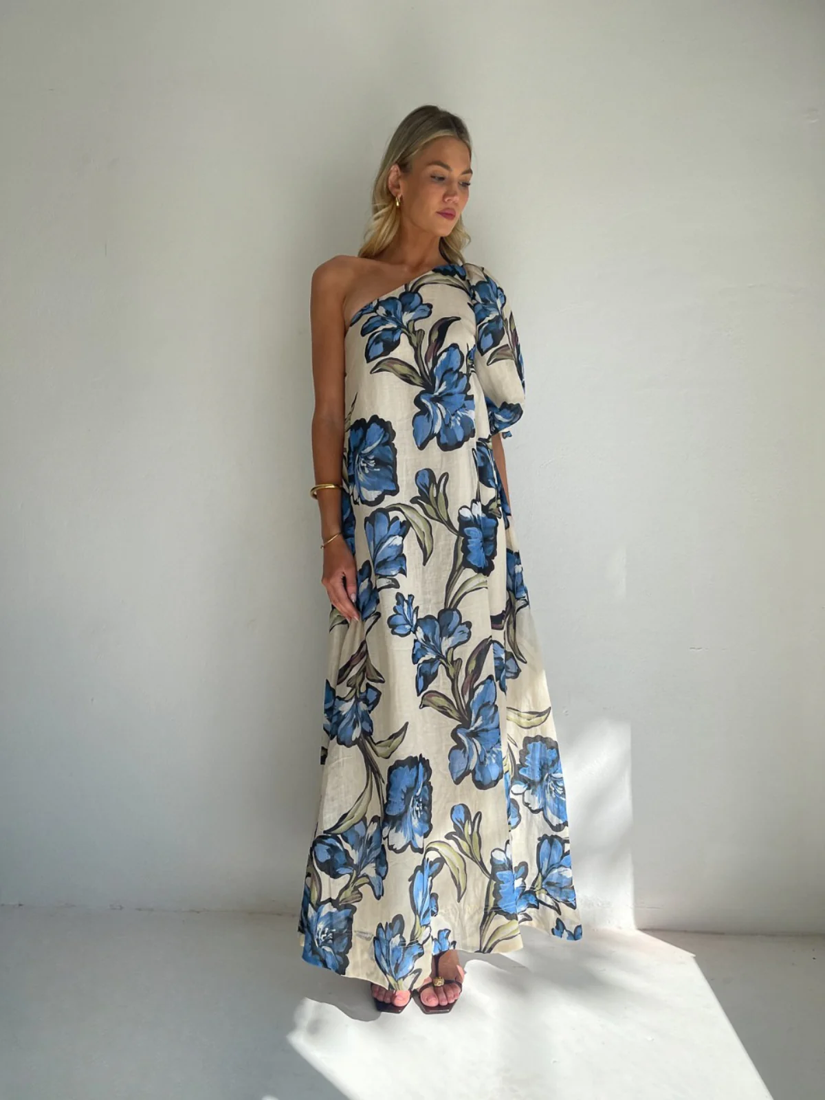 By Nicola Astrid Maxi Dress in Waikiki Floral - Image 4