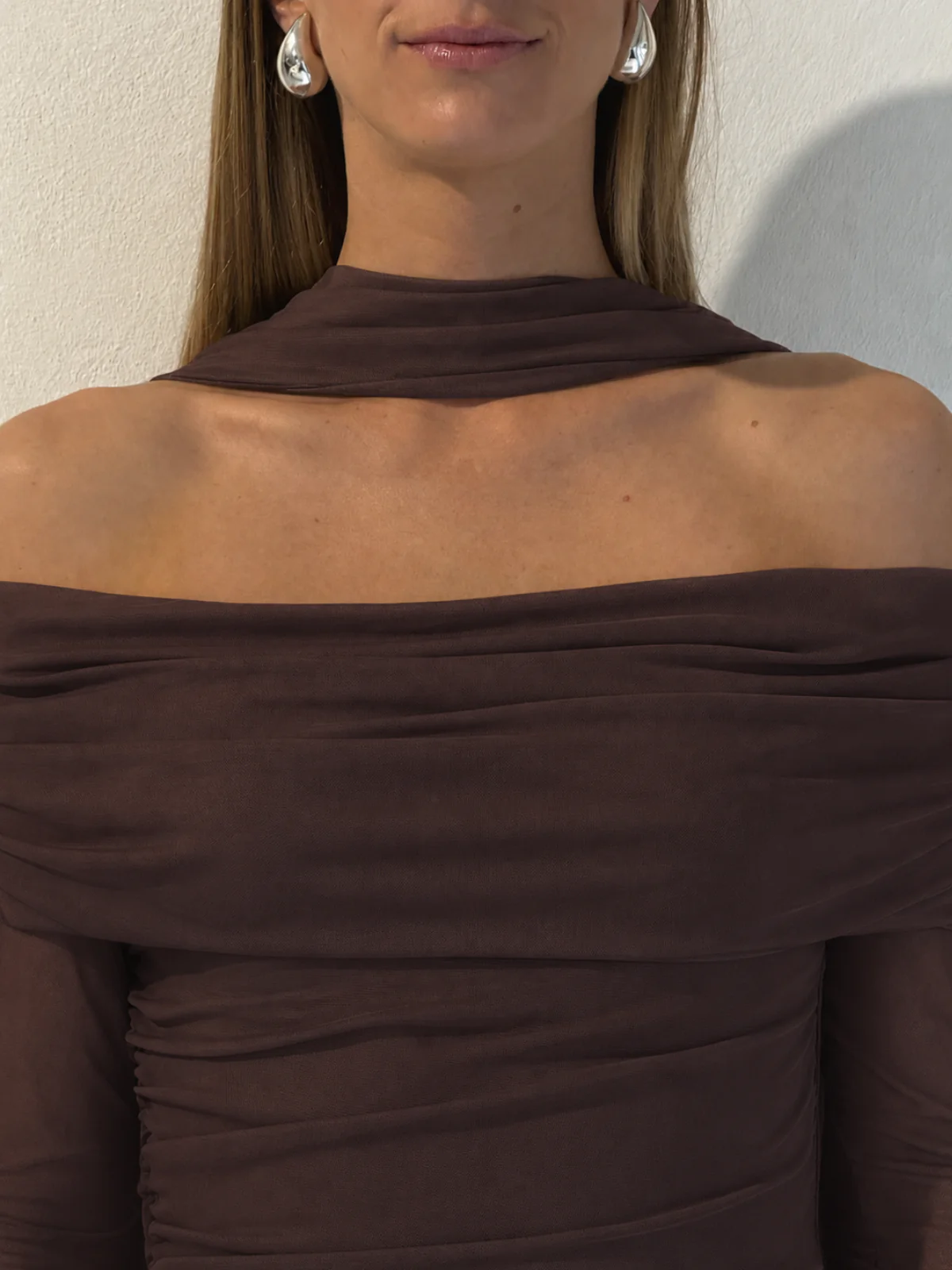By Nicola Belle Maxi Dress in Chocolate - Image 9