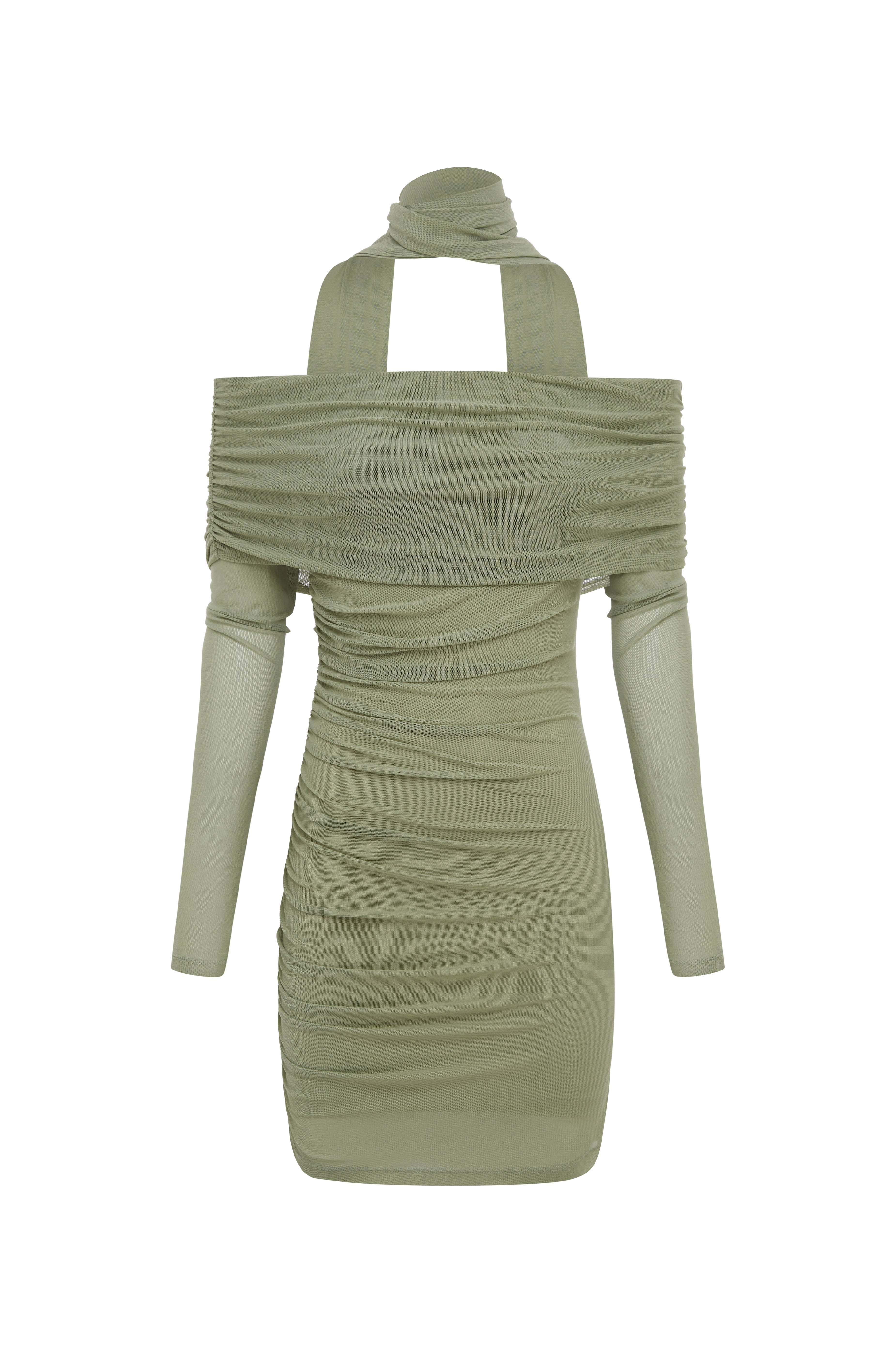 By Nicola Boston Mini Dress in Pistachio - Image 2