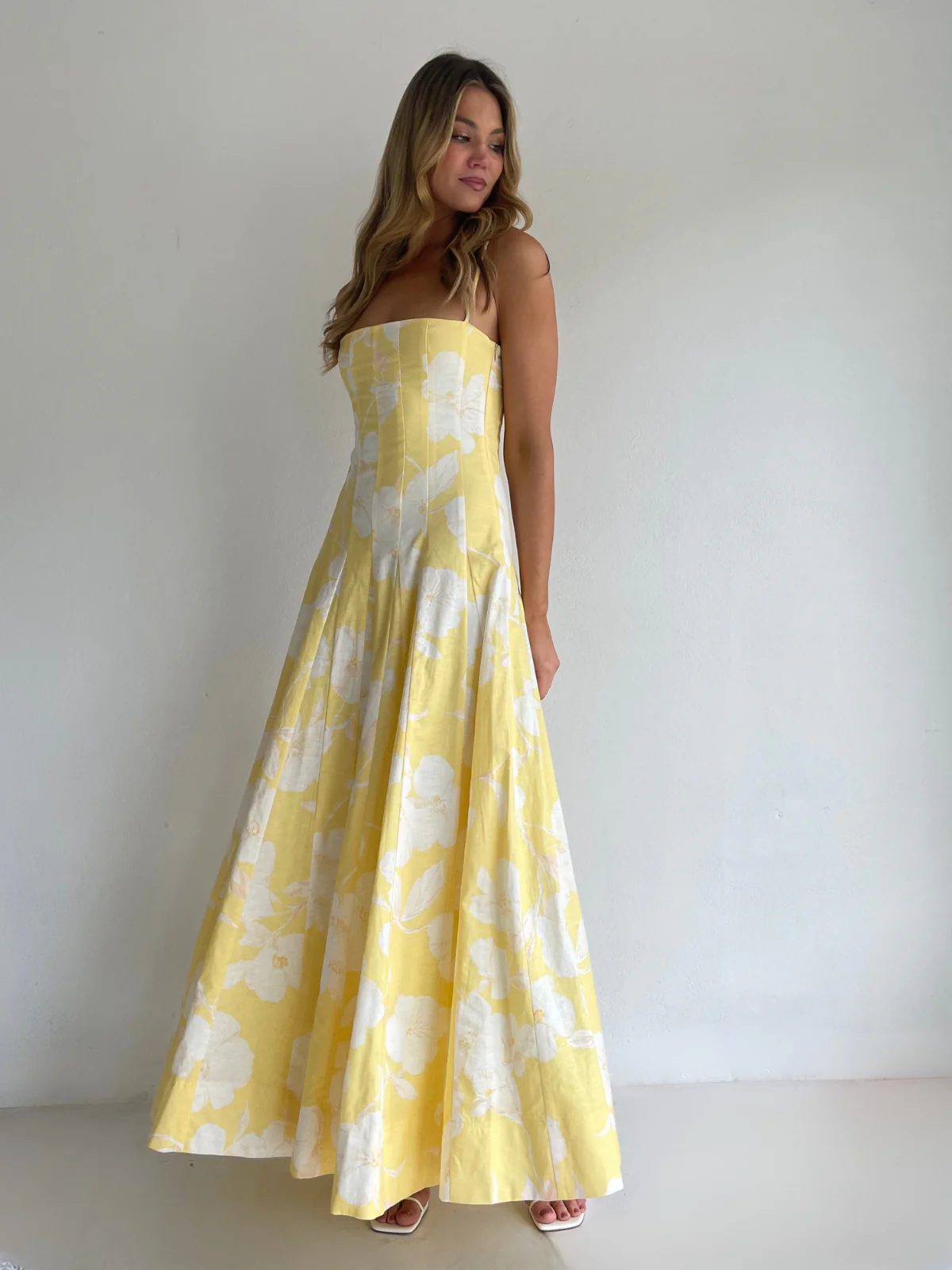 By Nicola Camille Maxi Dress in Amarilla Flor