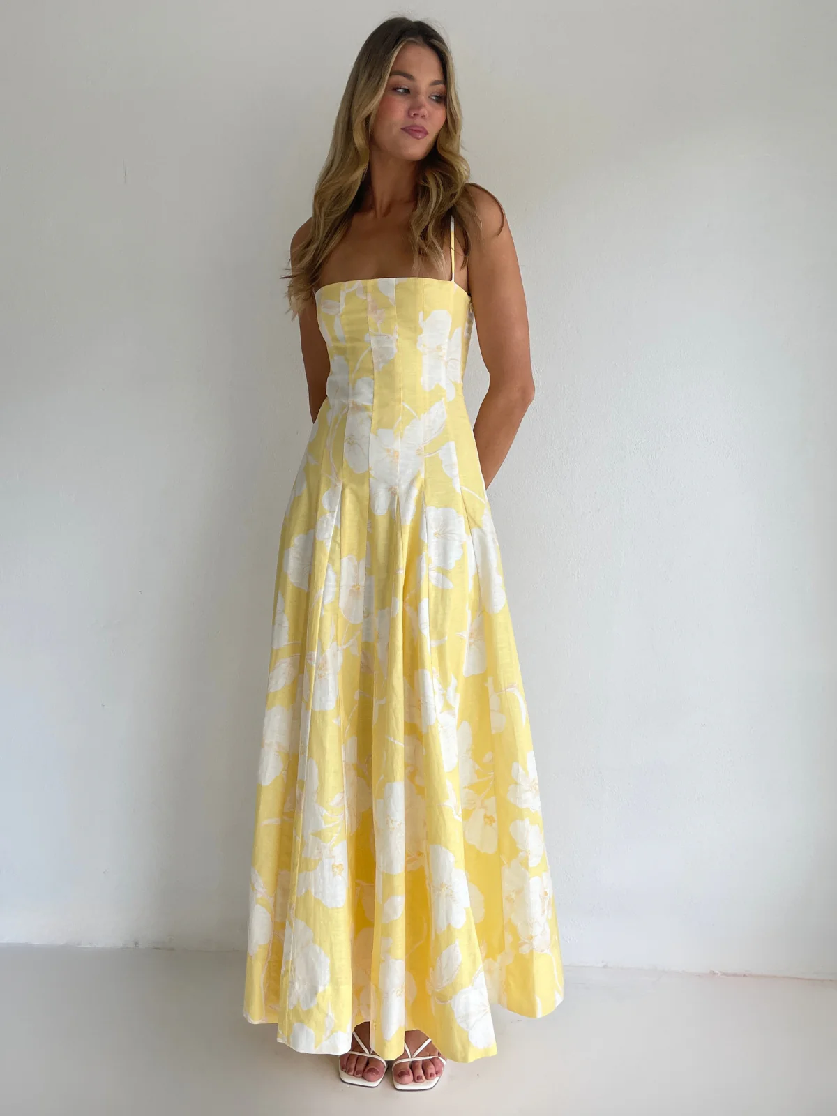 By Nicola Camille Maxi Dress in Amarilla Flor - Image 12