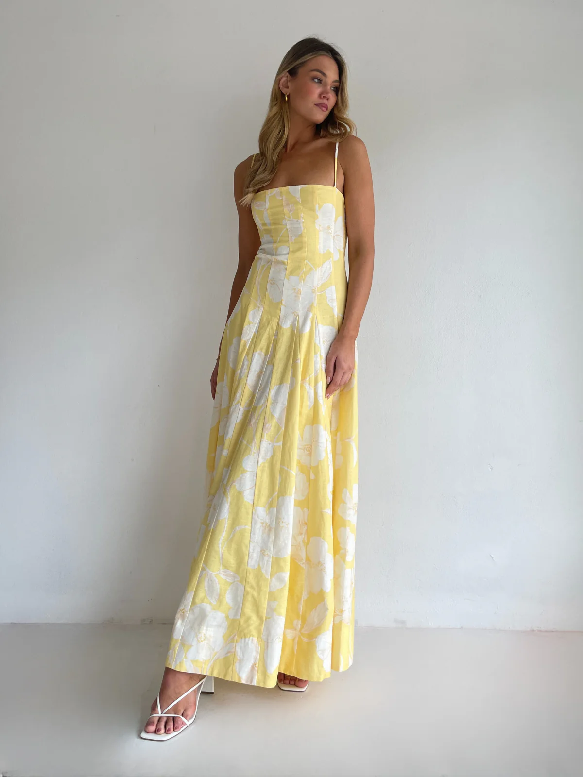 By Nicola Camille Maxi Dress in Amarilla Flor - Image 3