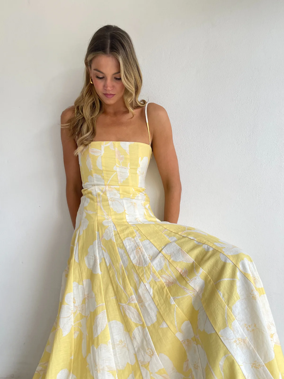 By Nicola Camille Maxi Dress in Amarilla Flor - Image 4