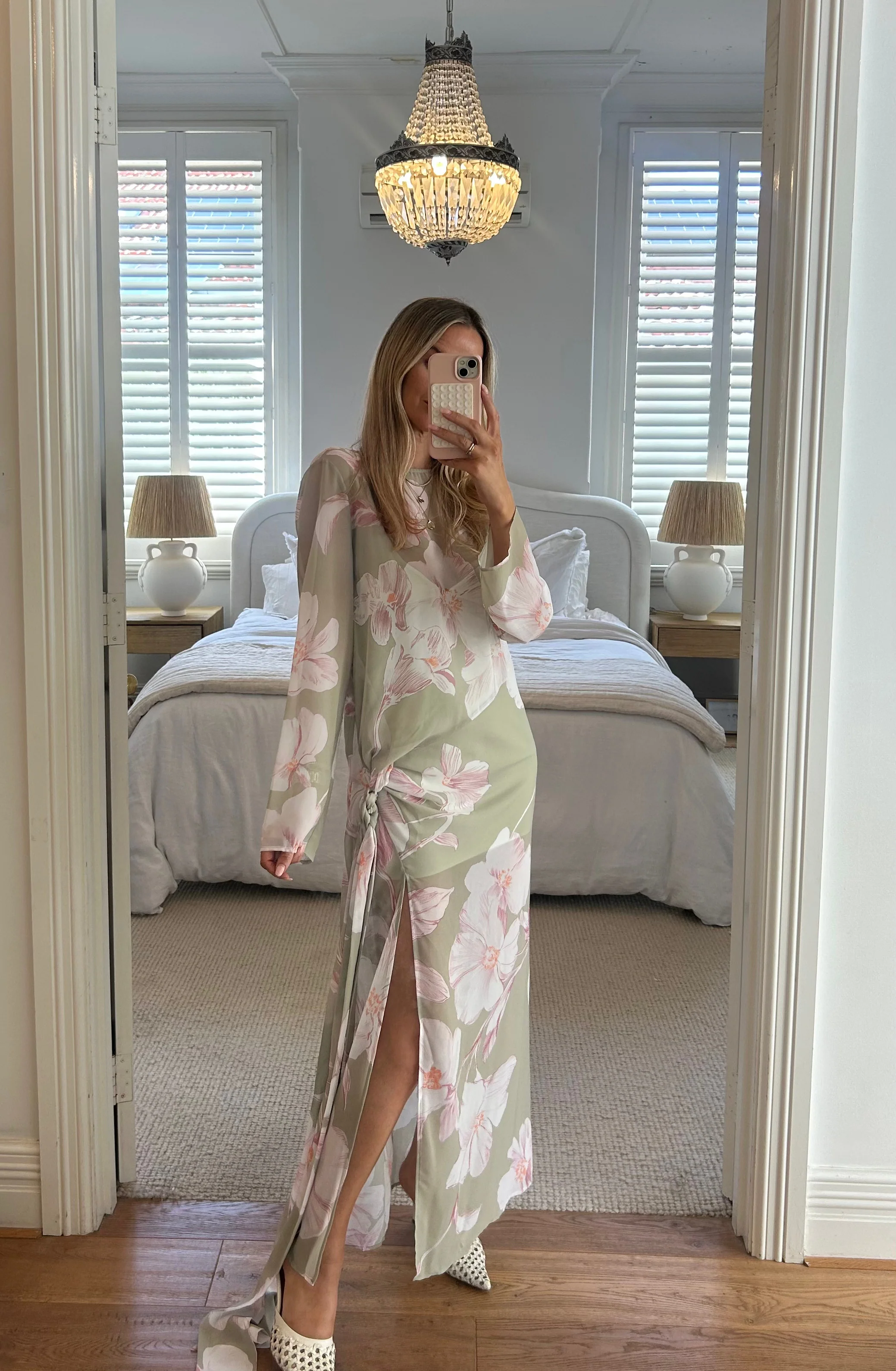 By Nicola Elodie Maxi Dress in Peppermint Floral - Image 14