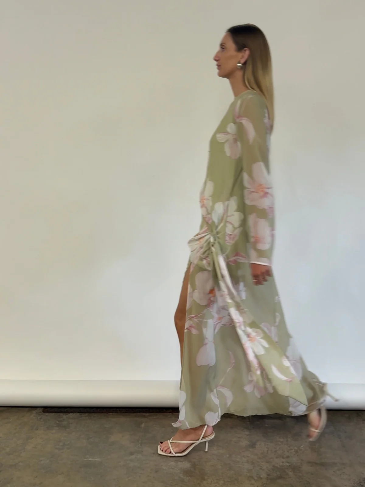 By Nicola Elodie Maxi Dress in Peppermint Floral - Image 7