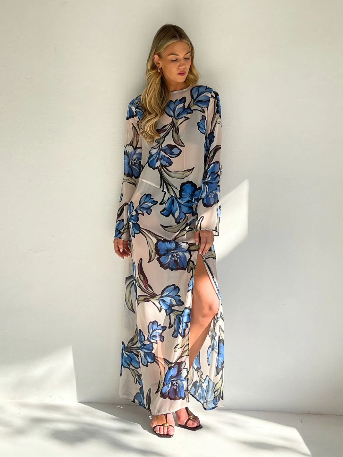 By Nicola Elodie Maxi Dress in Waikiki Floral - Image 10