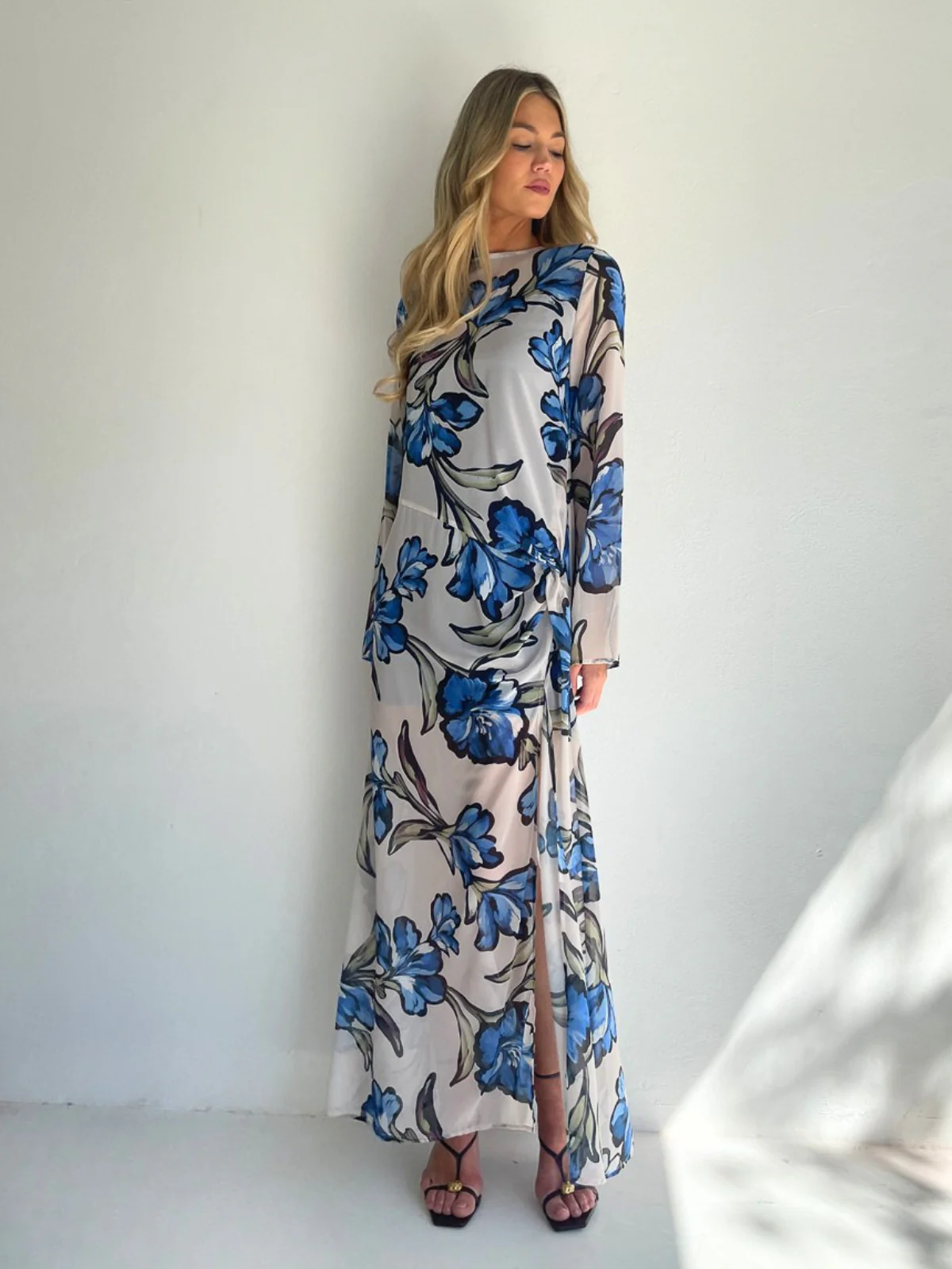By Nicola Elodie Maxi Dress in Waikiki Floral - Image 12