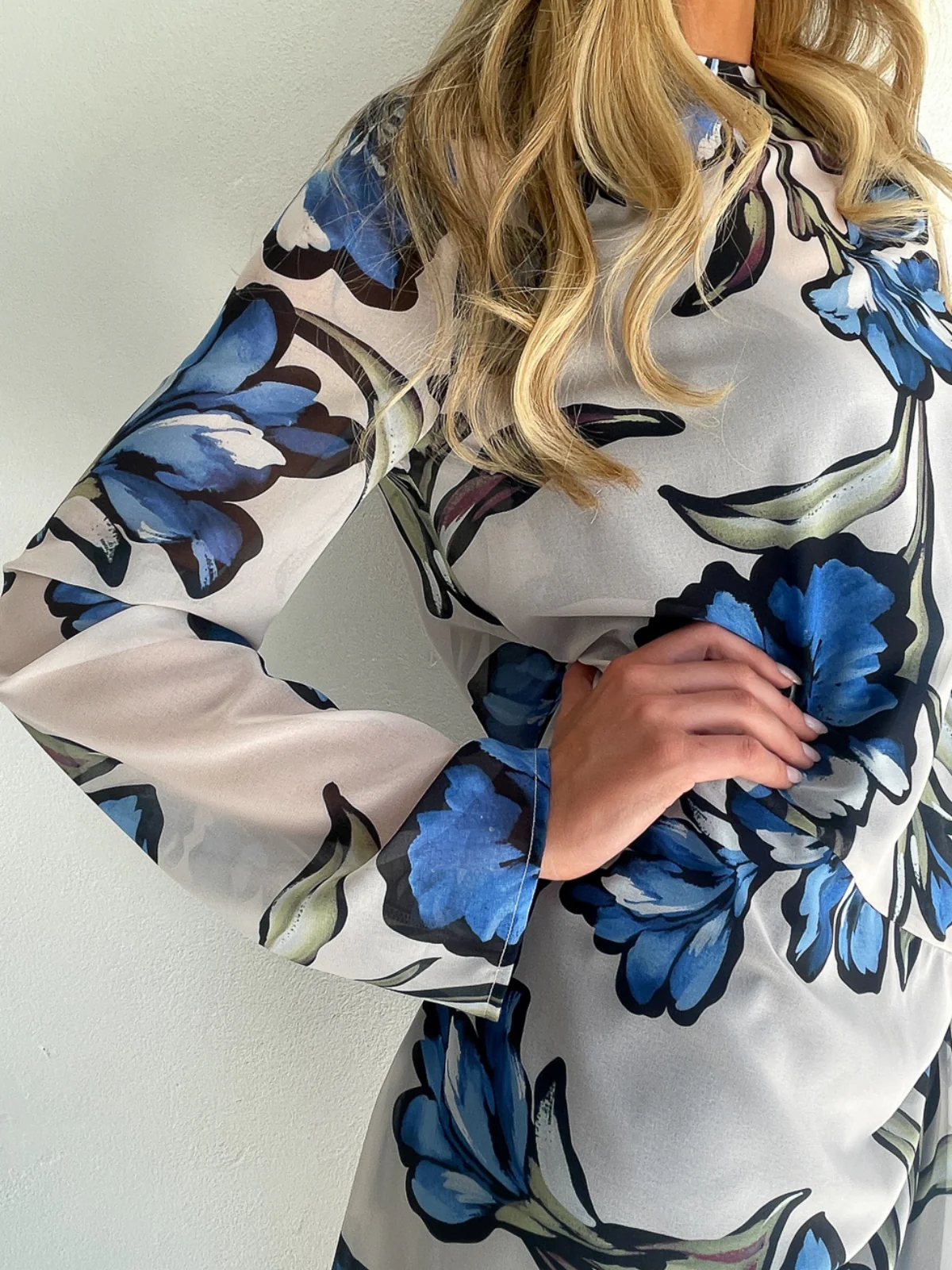 By Nicola Elodie Mini Dress in Waikiki Floral - Image 6