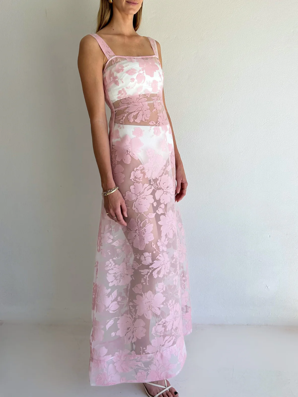 By Nicola Goldie Maxi Dress in Marshmallow - Image 7