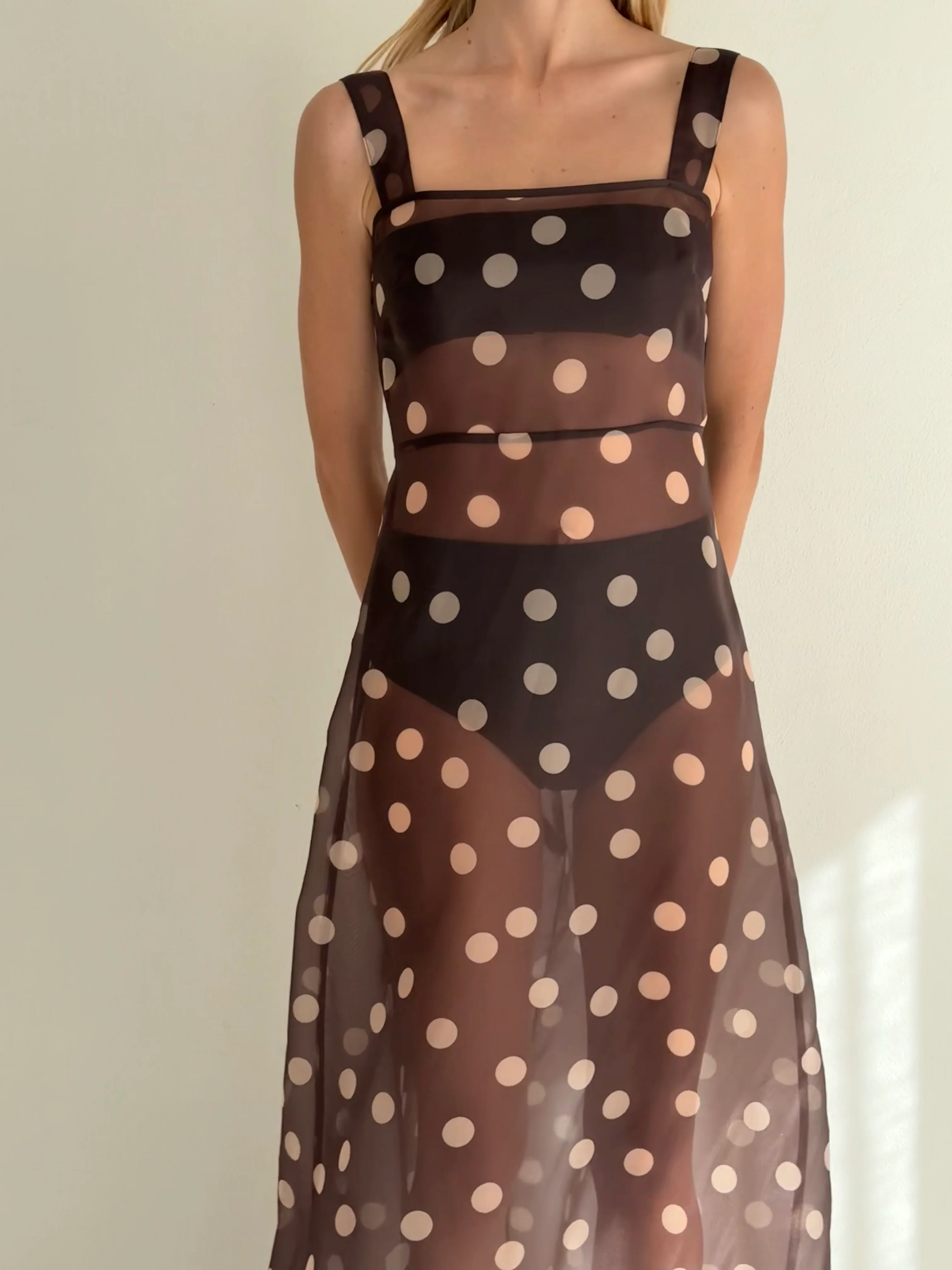 By Nicola Goldie Maxi in Chocolate Polka - Image 10