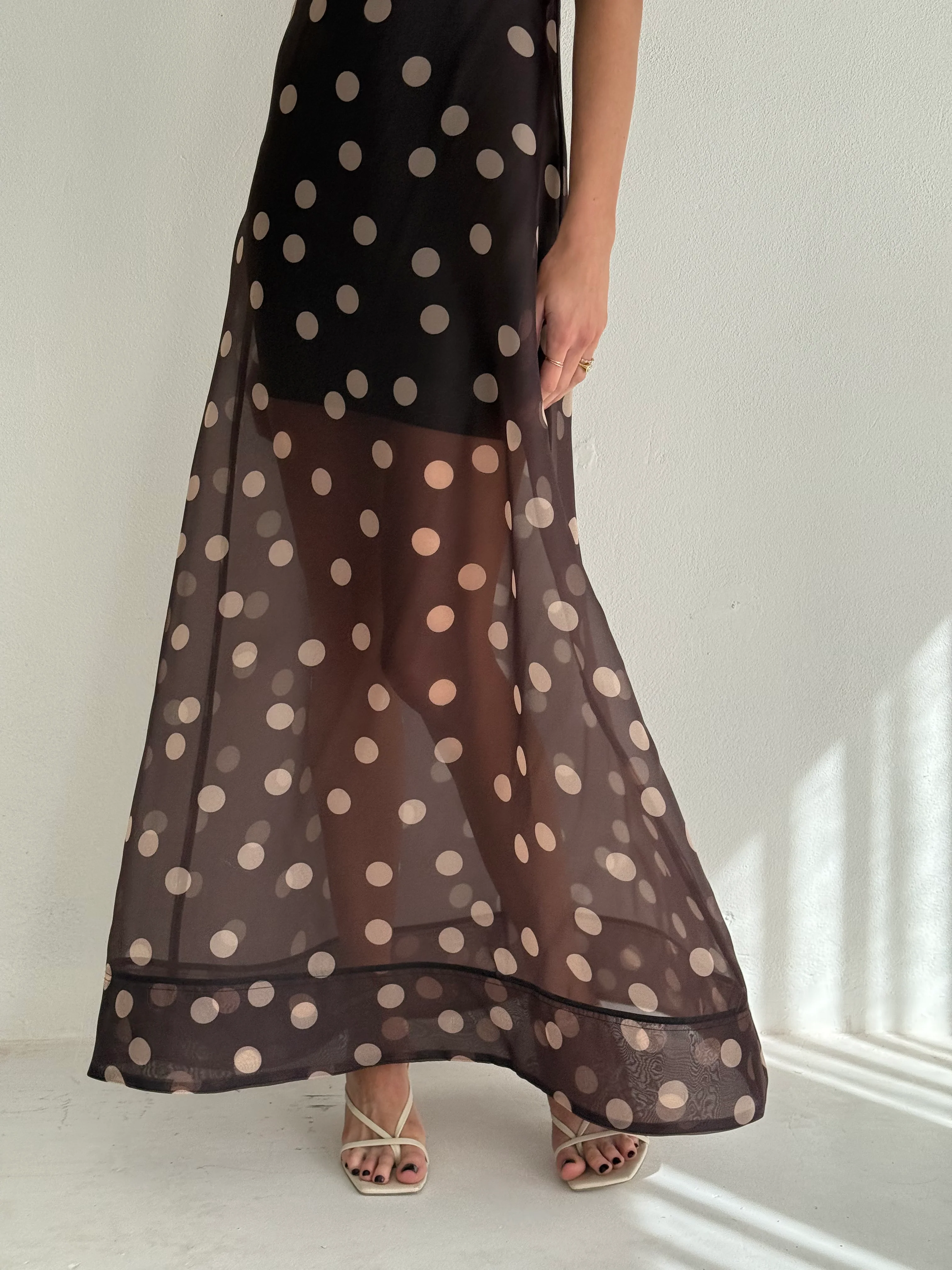 By Nicola Goldie Maxi in Chocolate Polka - Image 11