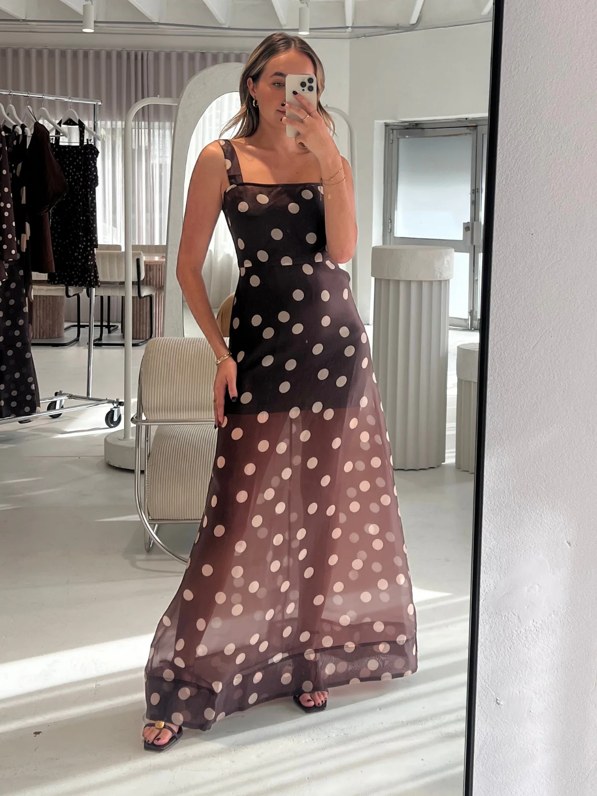 By Nicola Goldie Maxi in Chocolate Polka - Image 12