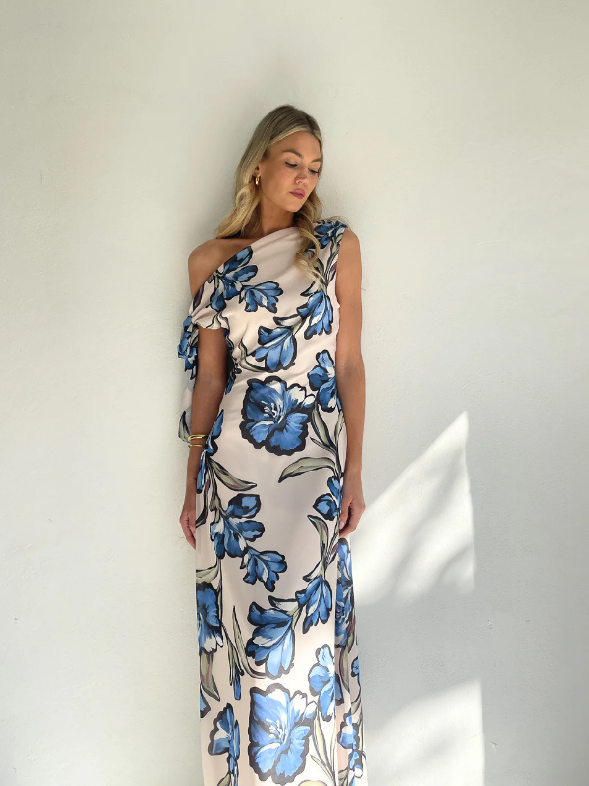 By Nicola Hayley Tie Maxi Dress in Waikiki Floral - Image 7