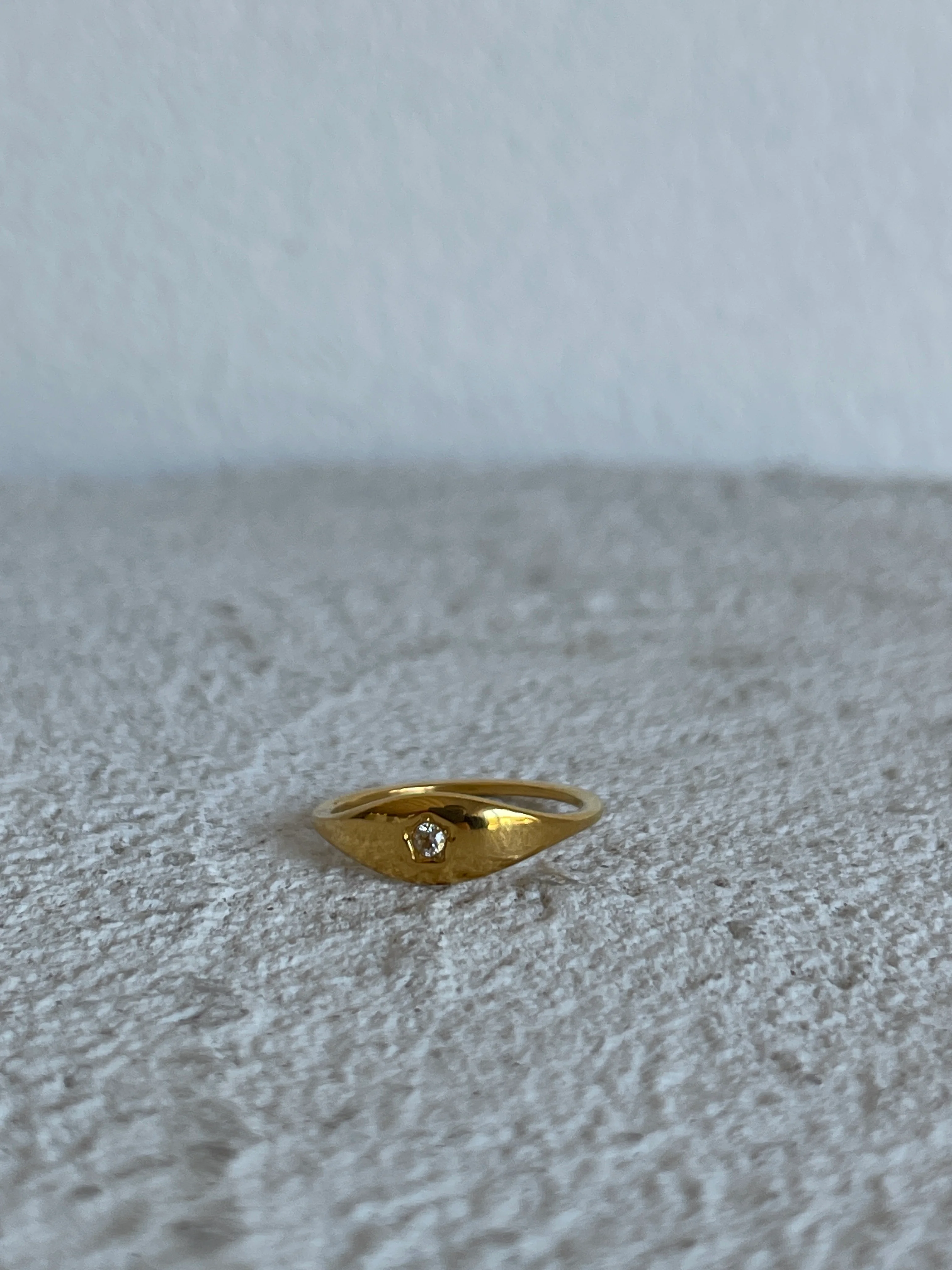 By Nicola Holly Ring in Gold - Image 2