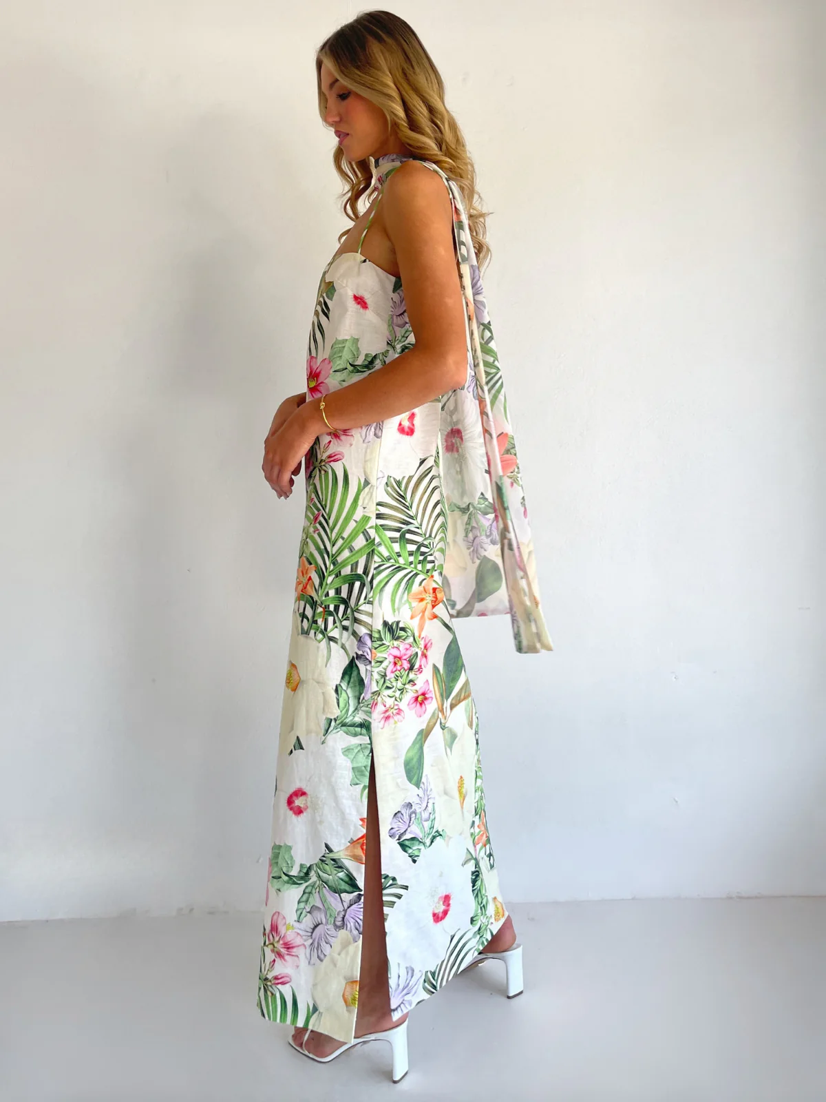 By Nicola Ivy Maxi Dress in Fleur Tropicale - Image 5