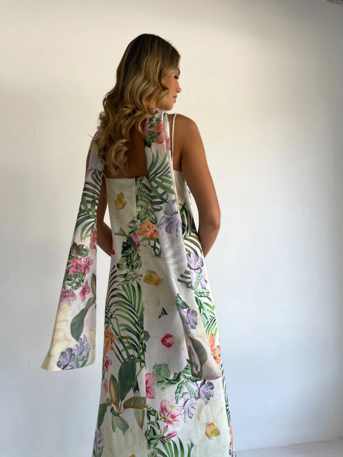 By Nicola Ivy Maxi Dress in Fleur Tropicale - Image 6