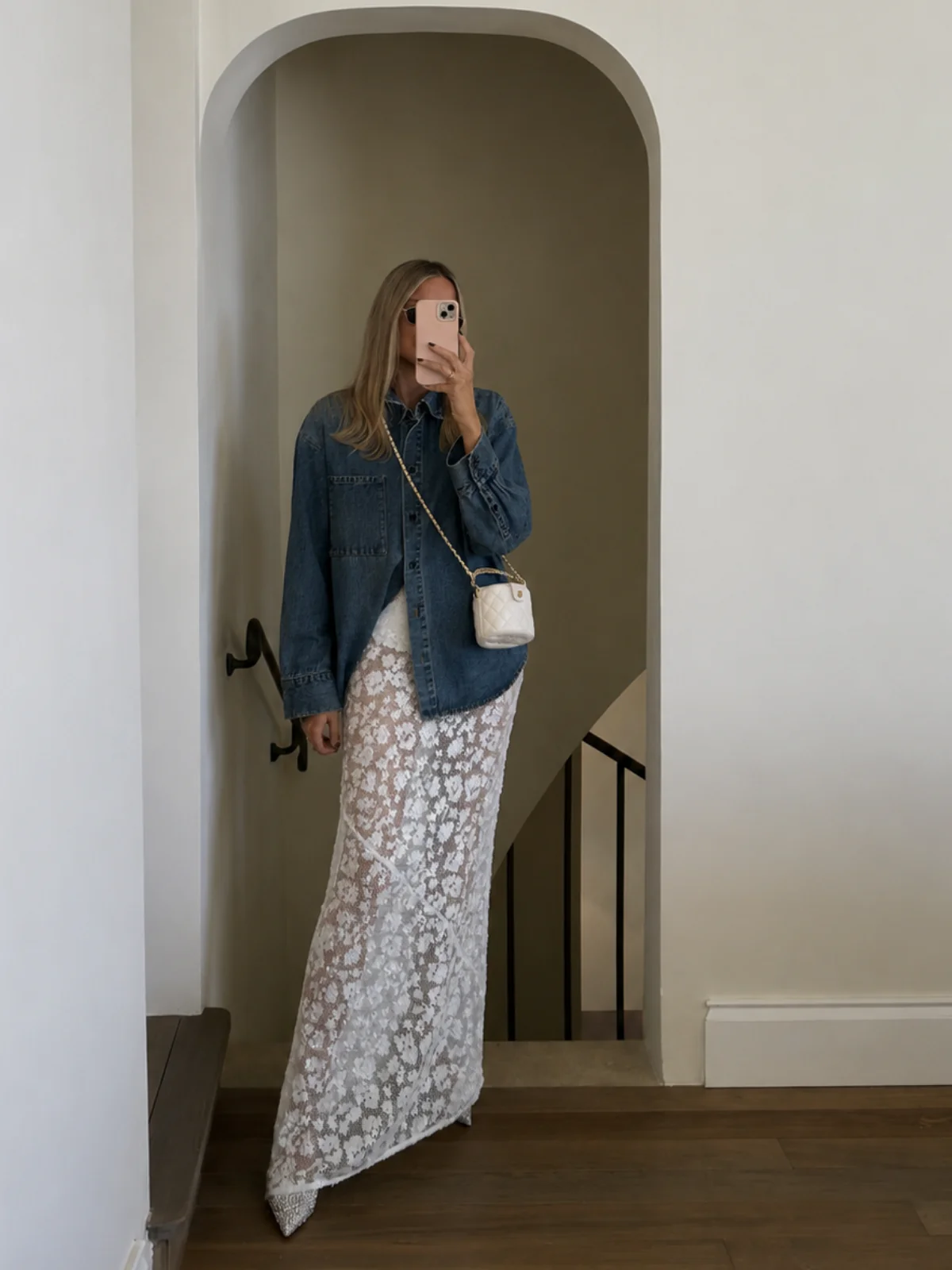 By Nicola Juno Maxi Dress in Ivory - Image 12