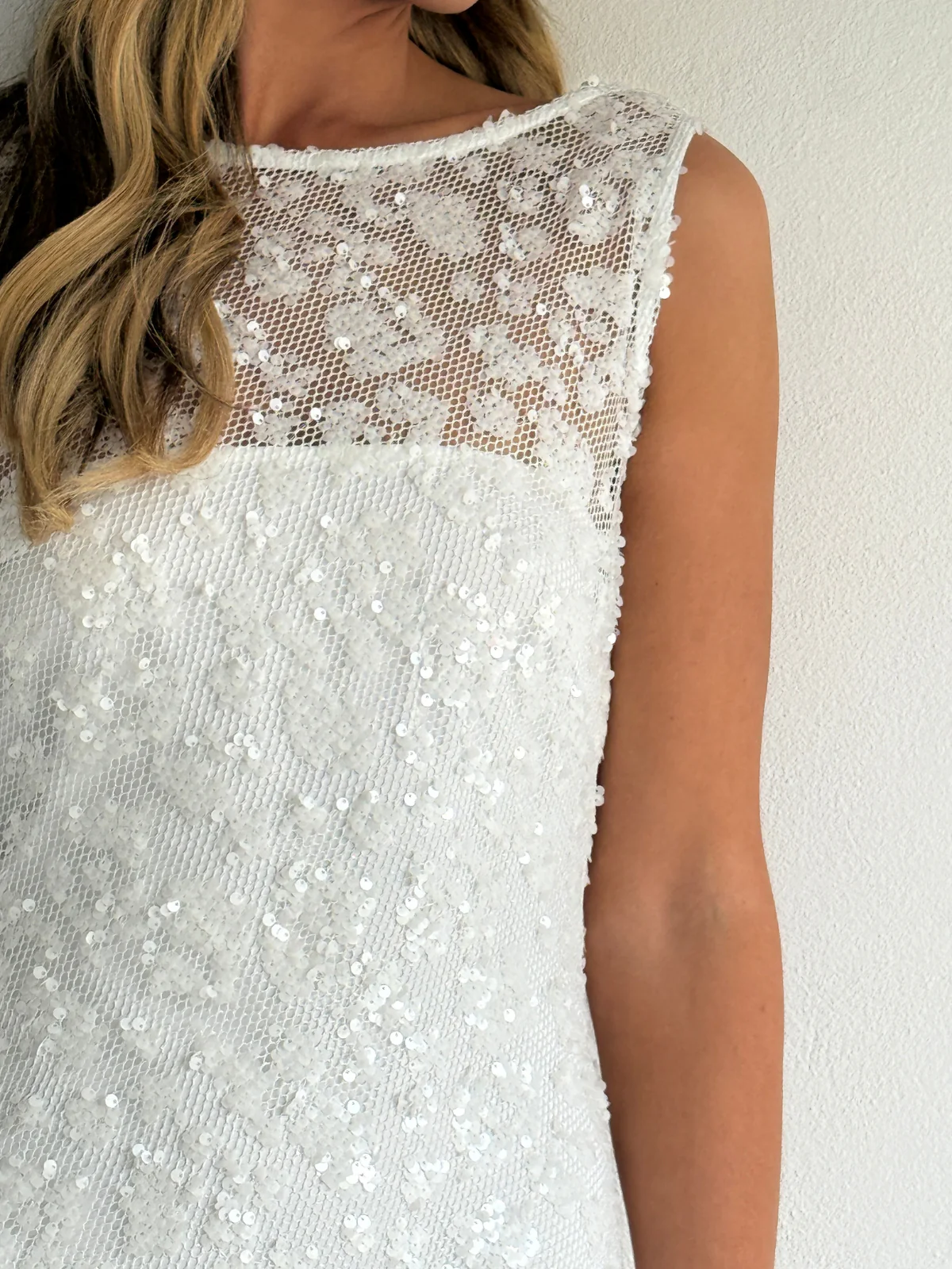 By Nicola Juno Maxi Dress in Ivory - Image 8