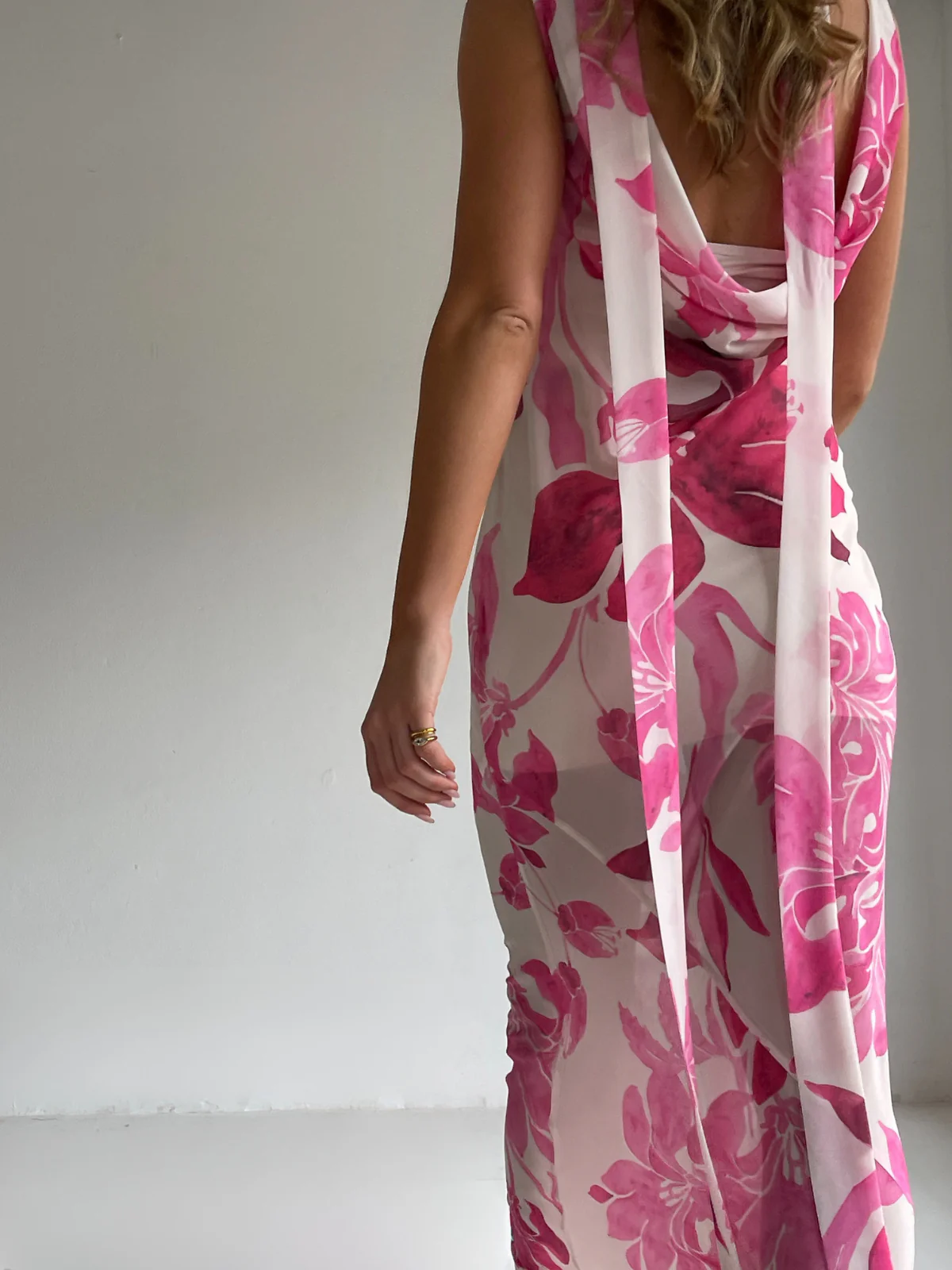 By Nicola Juno Maxi Dress in Potpourri - Image 12