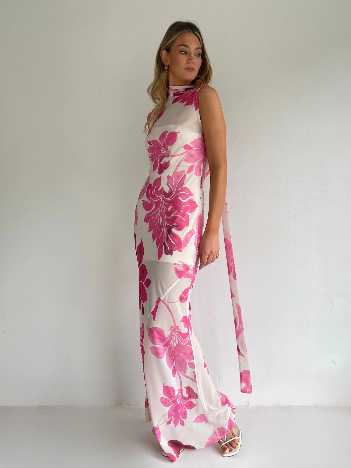 By Nicola Juno Maxi Dress in Potpourri - Image 4
