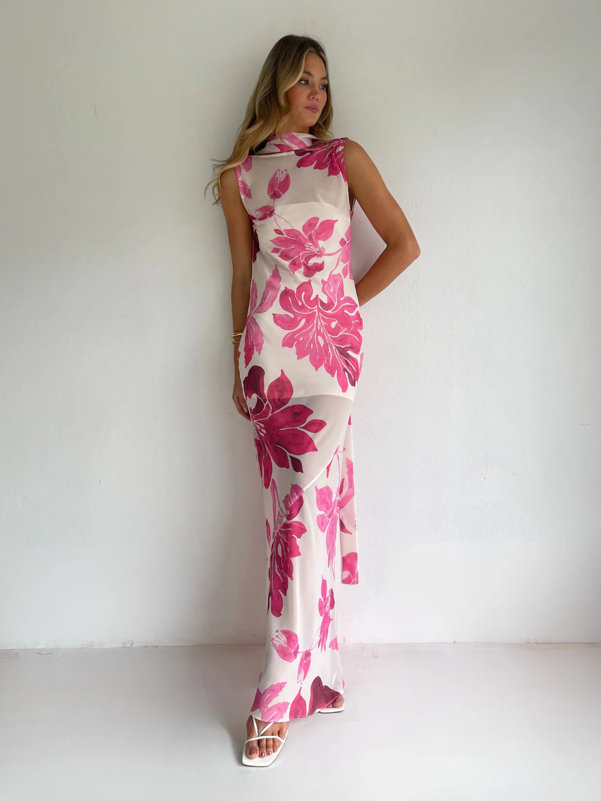 By Nicola Juno Maxi Dress in Potpourri - Image 6