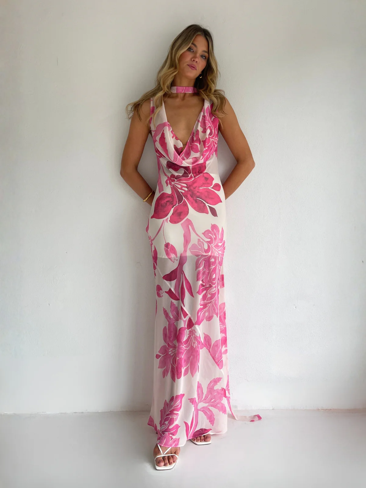 By Nicola Juno Maxi Dress in Potpourri - Image 7