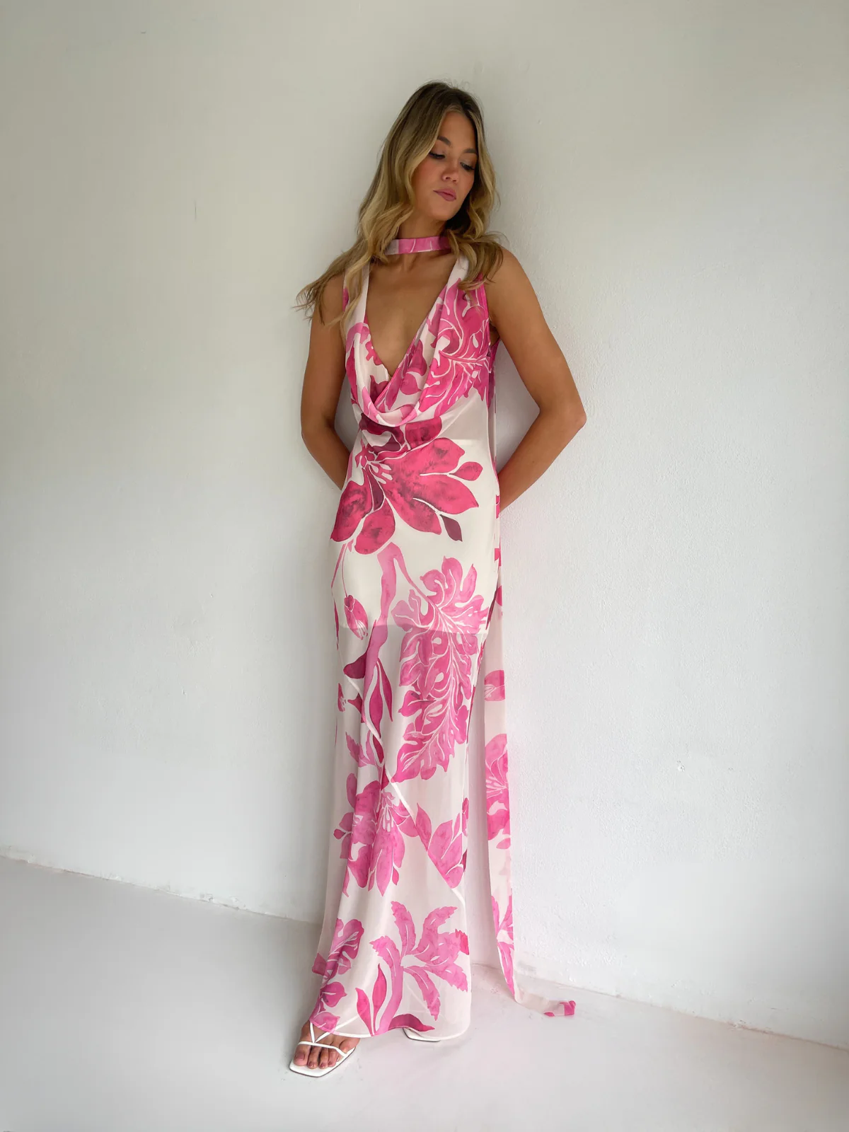 By Nicola Juno Maxi Dress in Potpourri - Image 8