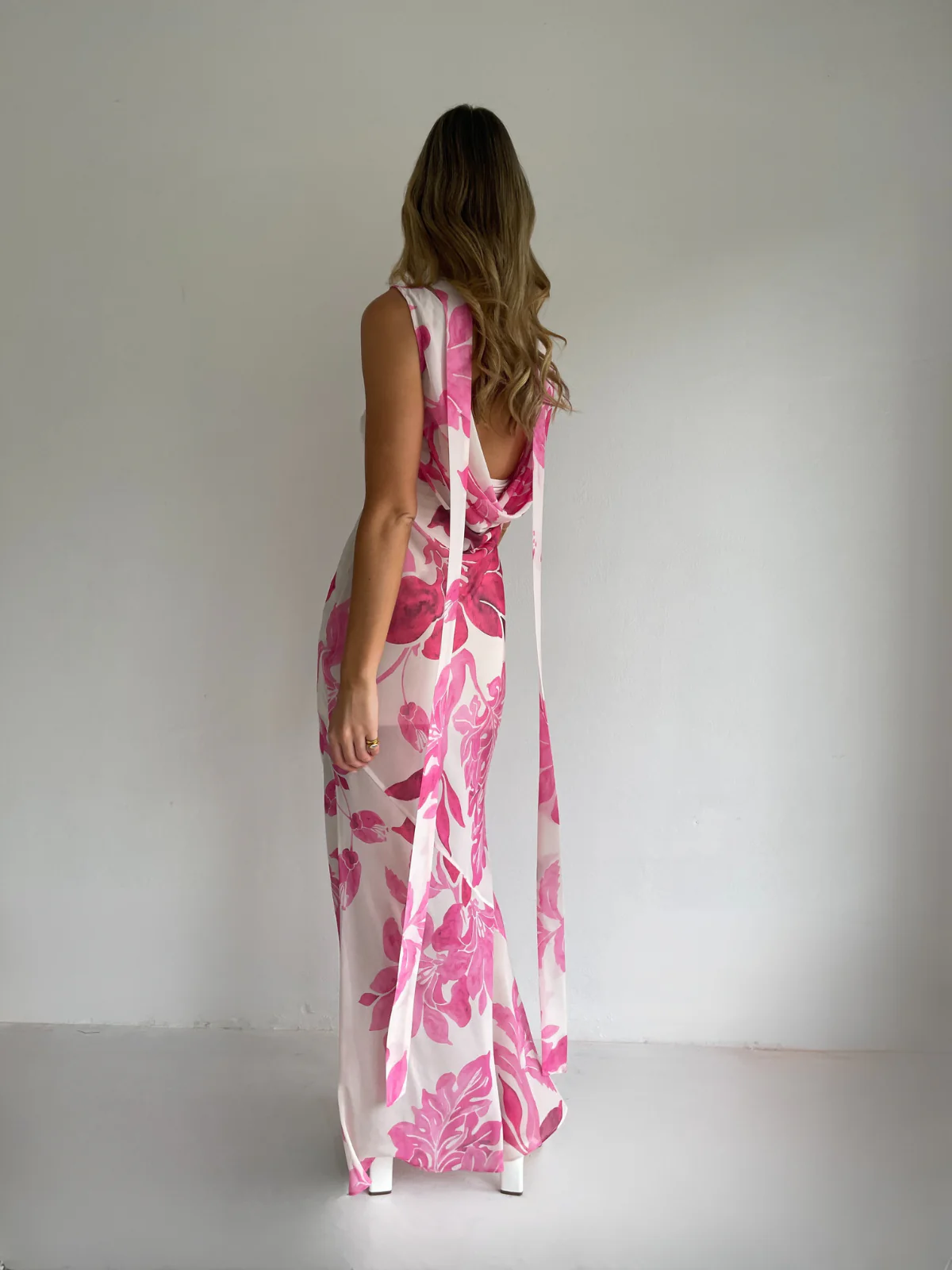 By Nicola Juno Maxi Dress in Potpourri - Image 9